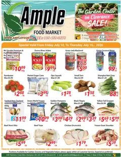 Preview of Ample Food Market weekly flyer / circulaire from shop Ample Food Market valid from Jul 10, 2026