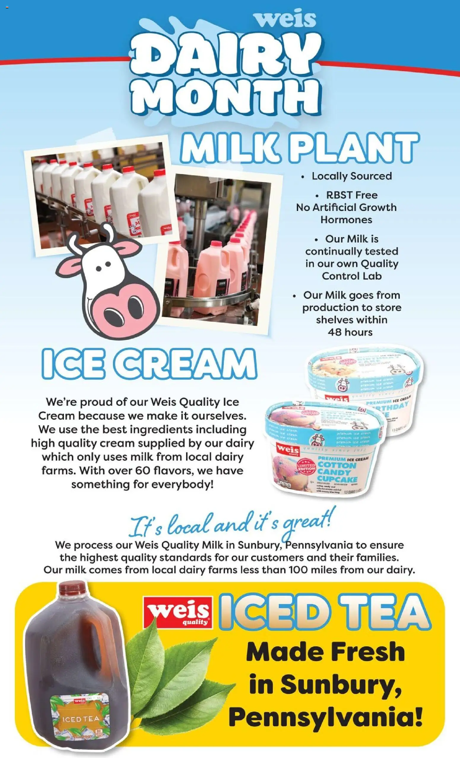Weis Weekly Circular - DE - valid from 28.05.2026 | Page: 5 | Products: Milk, Cream, Ice cream, Cupcake