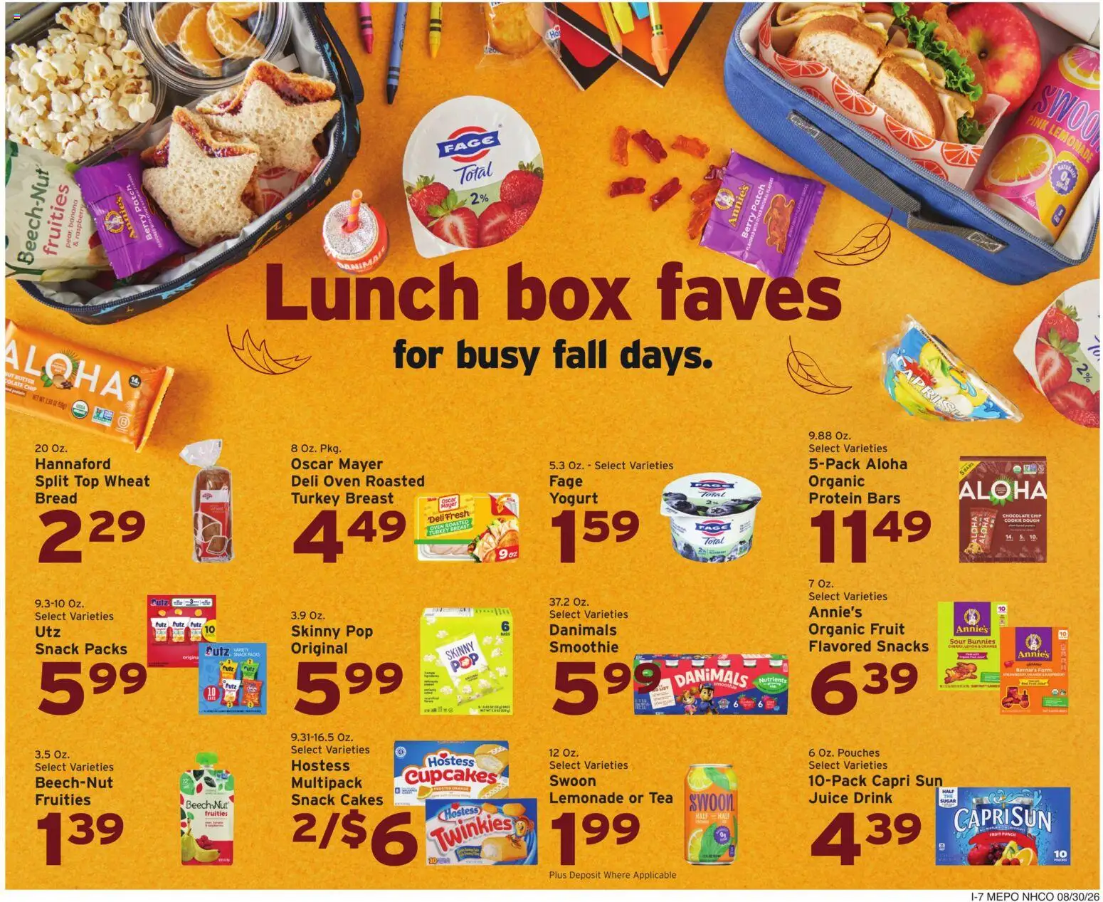 Hannaford Weekly Ad - valid from 08/30/2026 | Page: 15 | Products: Chocolate, Chocolate Chip, Snacks, Dough