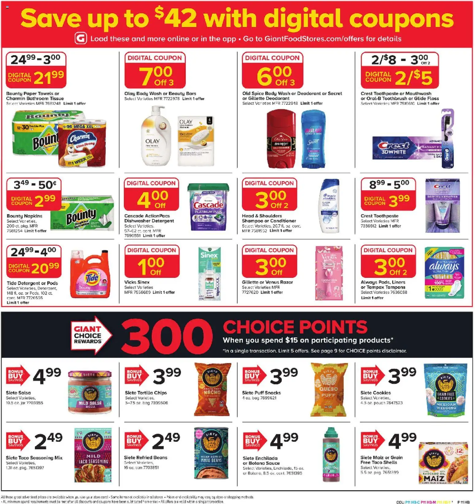 Giant Weekly Ad - valid from 01.05.2026 | Page: 10 | Products: Shampoo, Conditioner, Oil, Detergent