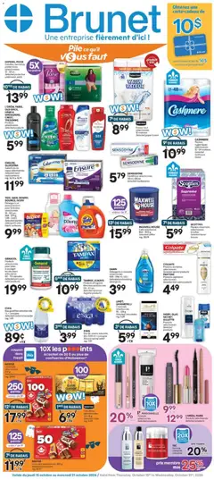 Preview of Brunet weekly flyer / circulaire from shop Brunet valid from Oct 15, 2026