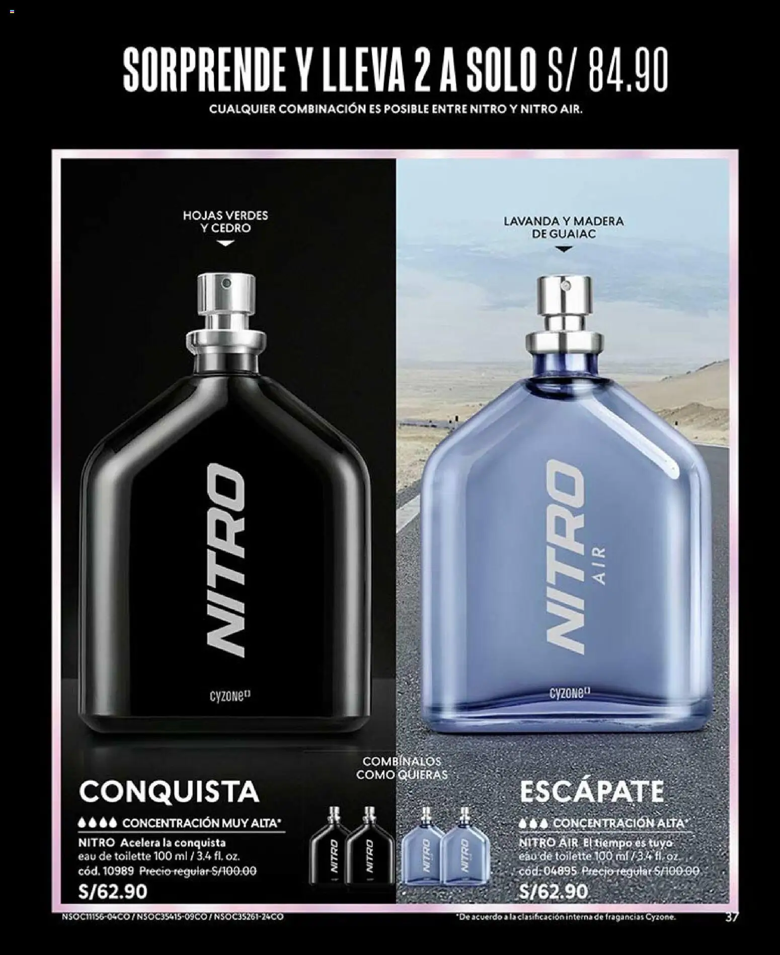 Catálogo CyZone válido desde 02/08/2026 | Página: 37 | Productos: EAU de Toilette