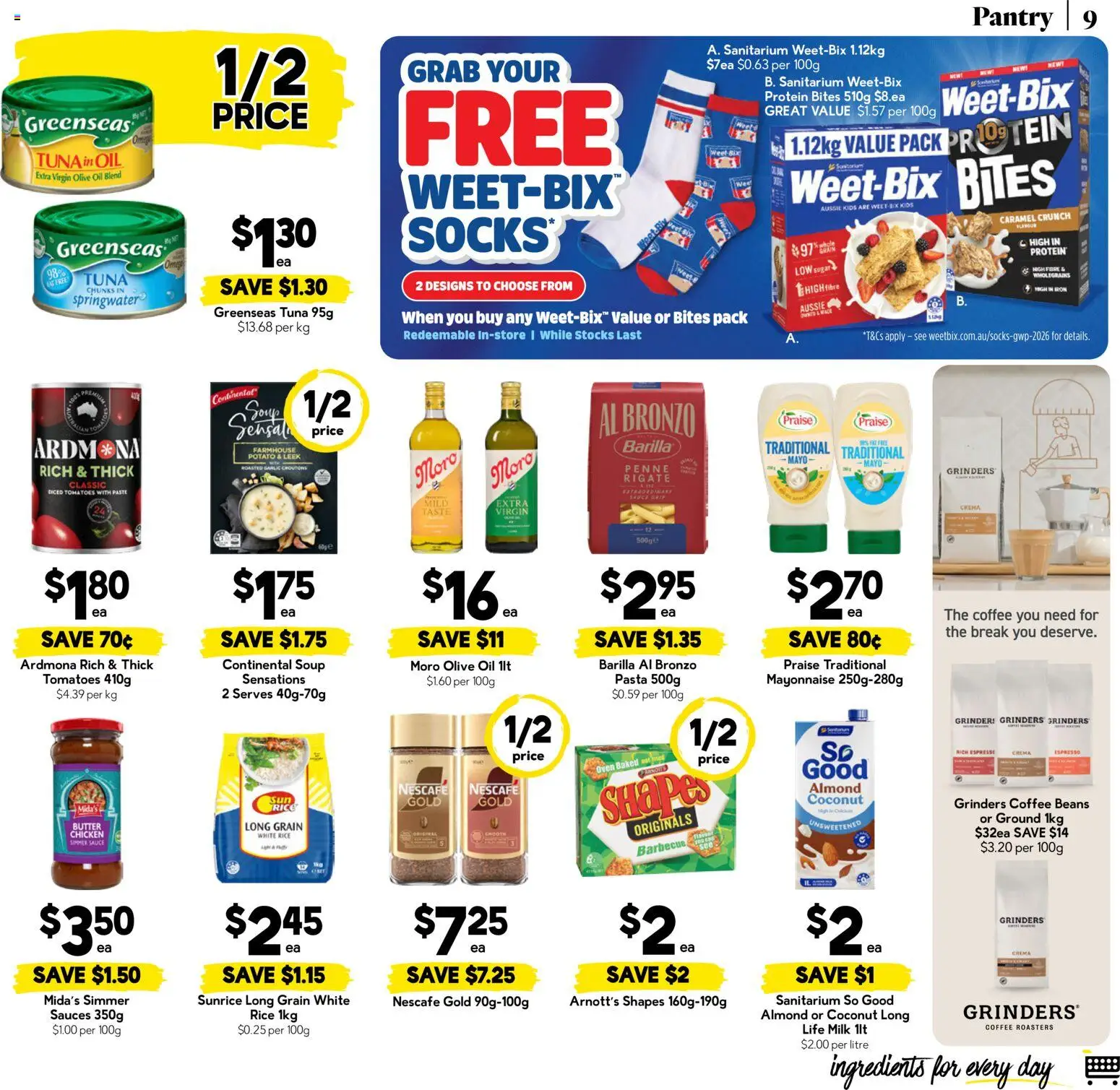 Drakes catalogue - valid from 17.06.2026 | Page: 9 | Products: Oil, Coffee, Sauce, Sugar
