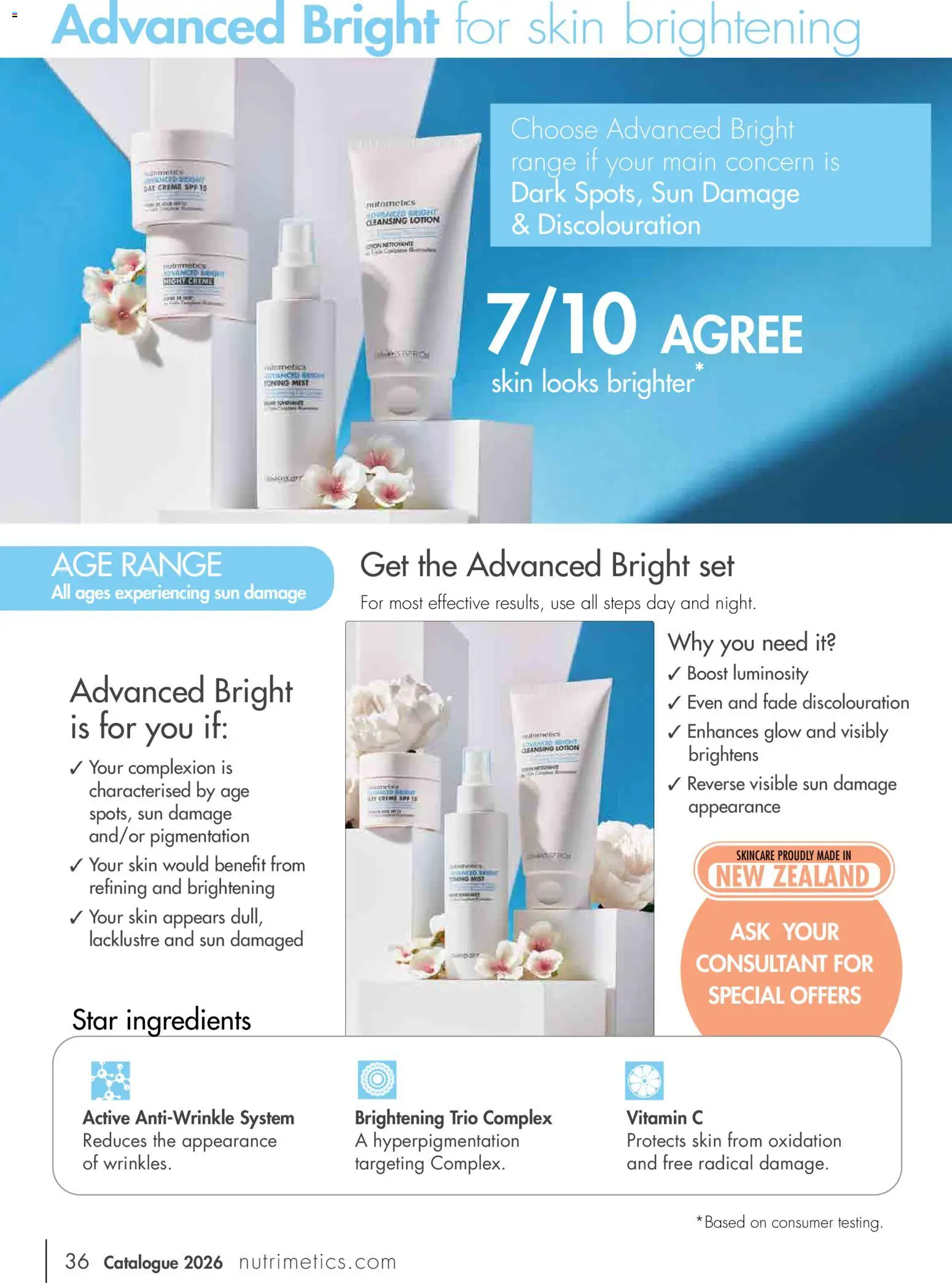 Nutrimetics catalogue - valid from 01/01/2026 | Page: 36 | Products: Ingredients, Lotion, Vitamin