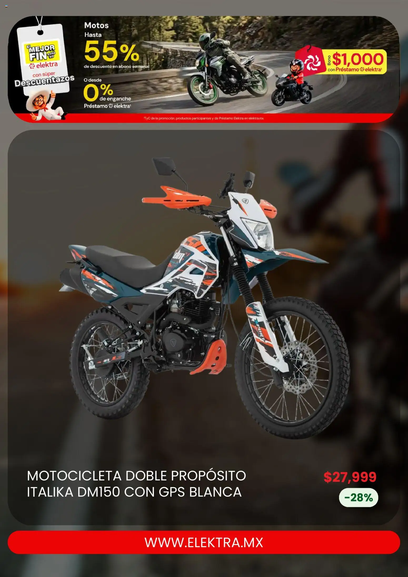 Nuevas ofertas de Elektra válidas en toda la República Mexicana desde el 30/10/2026. ¡Encuentra las mejores ofertas en Elektra Mejor Fin! | Página: 2