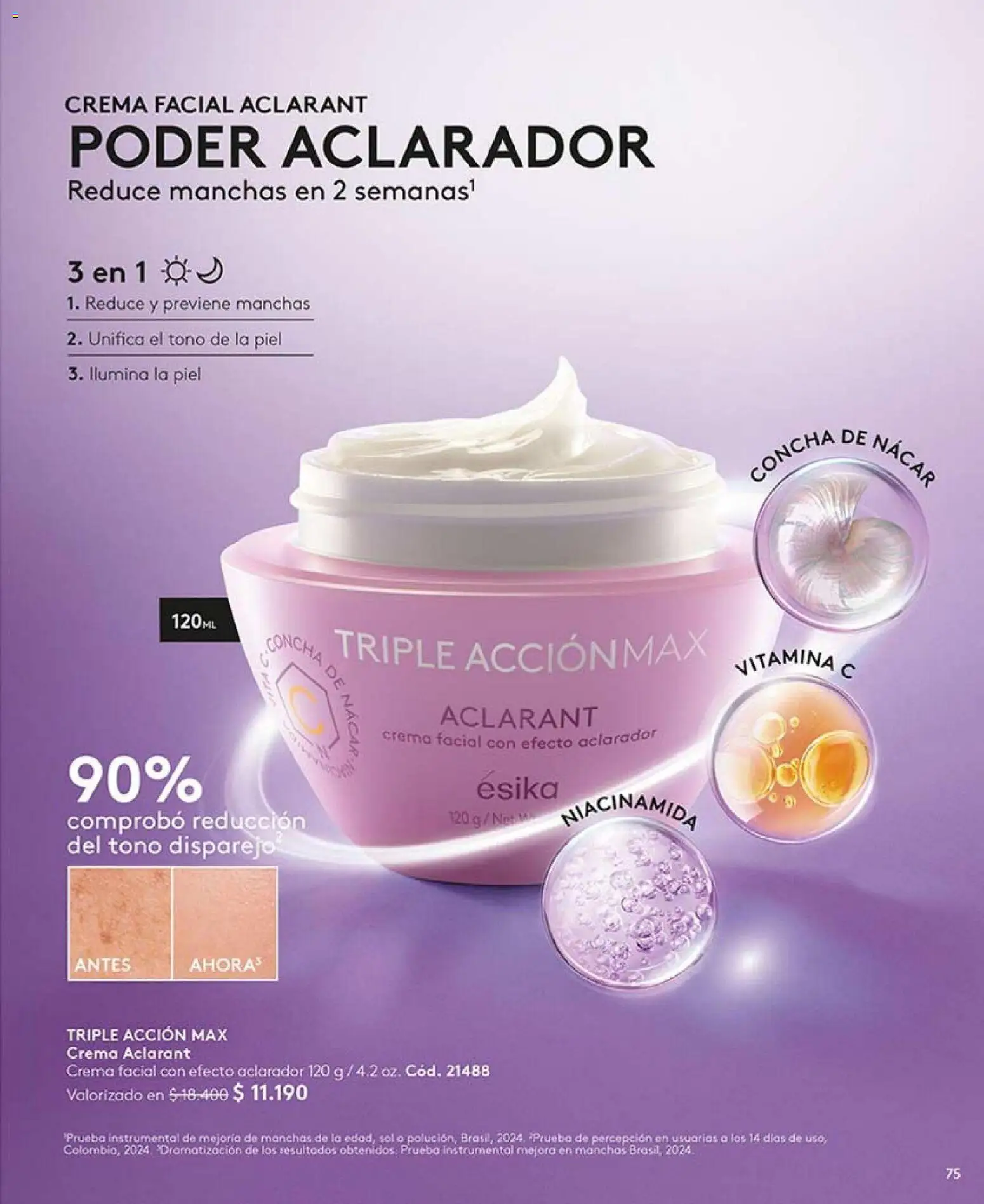 Catálogo Ésika Campaña 4 │ válido desde el 15.02.2026 | Página: 75 | Productos: Crema