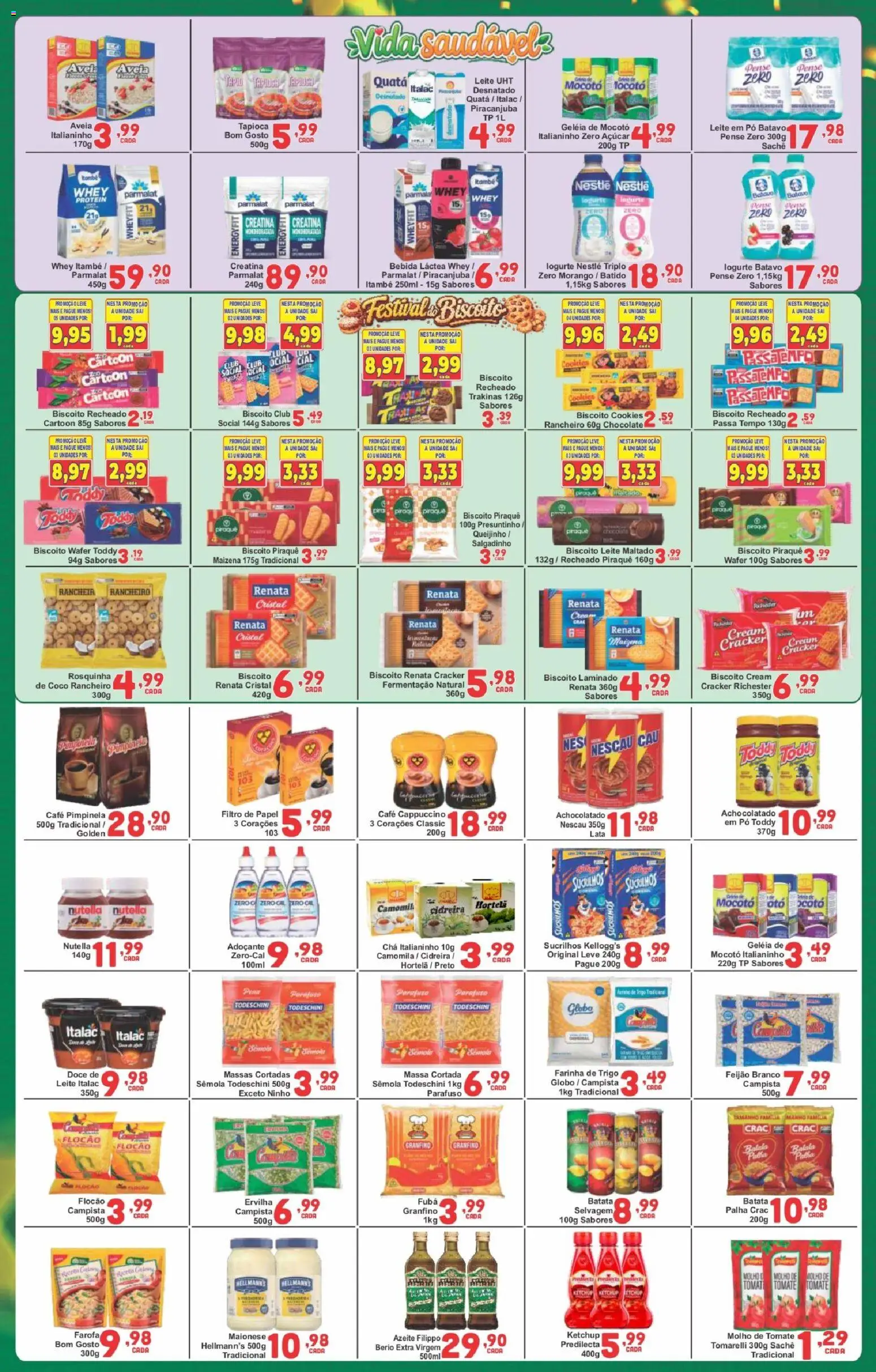 Rede Super Compras Folheto - válido de 25.05.2026 | Página: 2 | Produtos: Nescau, Ketchup, Maionese, Azeite