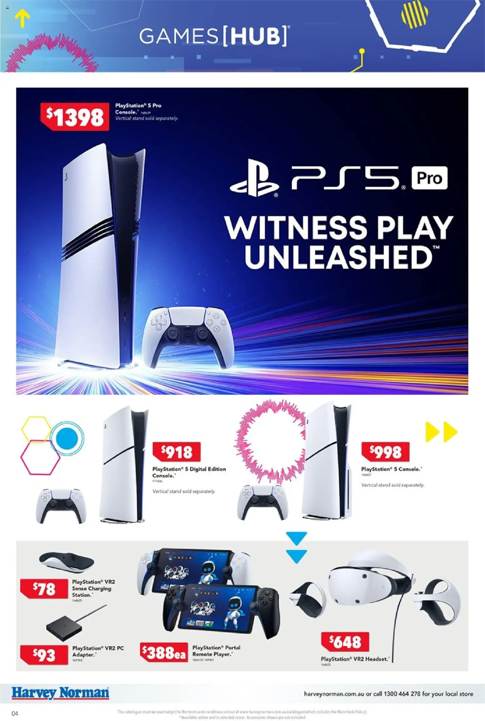 Harvey Norman catalogue - valid from 09/04/2026 | Page: 4 | Products: Accessories, Digital, Pc, Playstation
