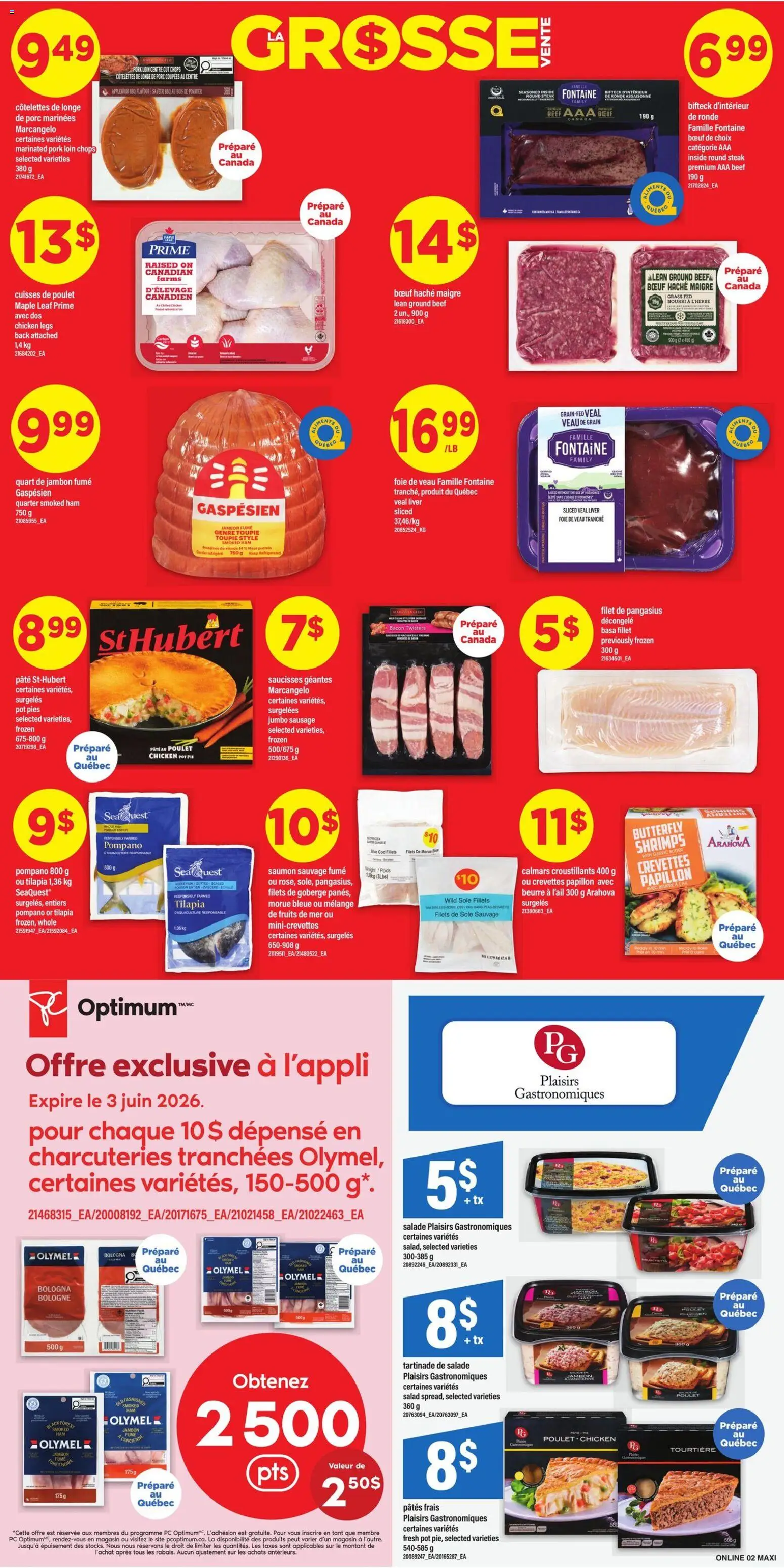 Maxi flyer valid from 28.05.2026 | Page: 5 | Products: Beef, Salad, PC, Pork