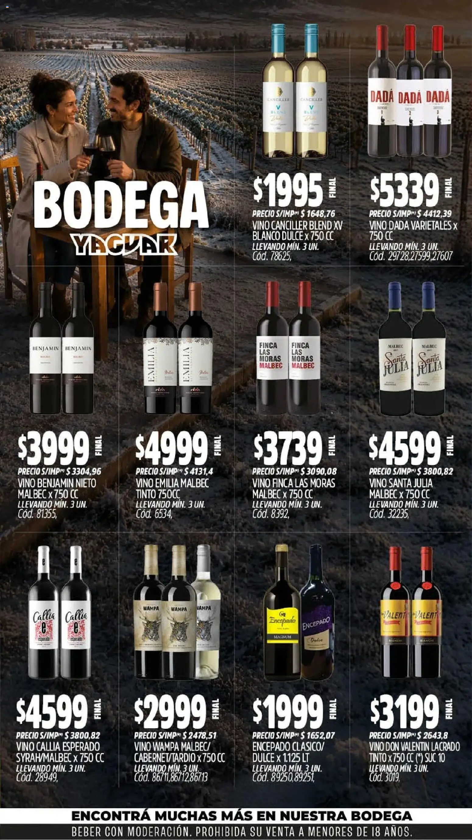 Yaguar - Oferta Semanal Jujuy │ válido desde el 27/07/2026 | Página: 6 | Productos: Vino