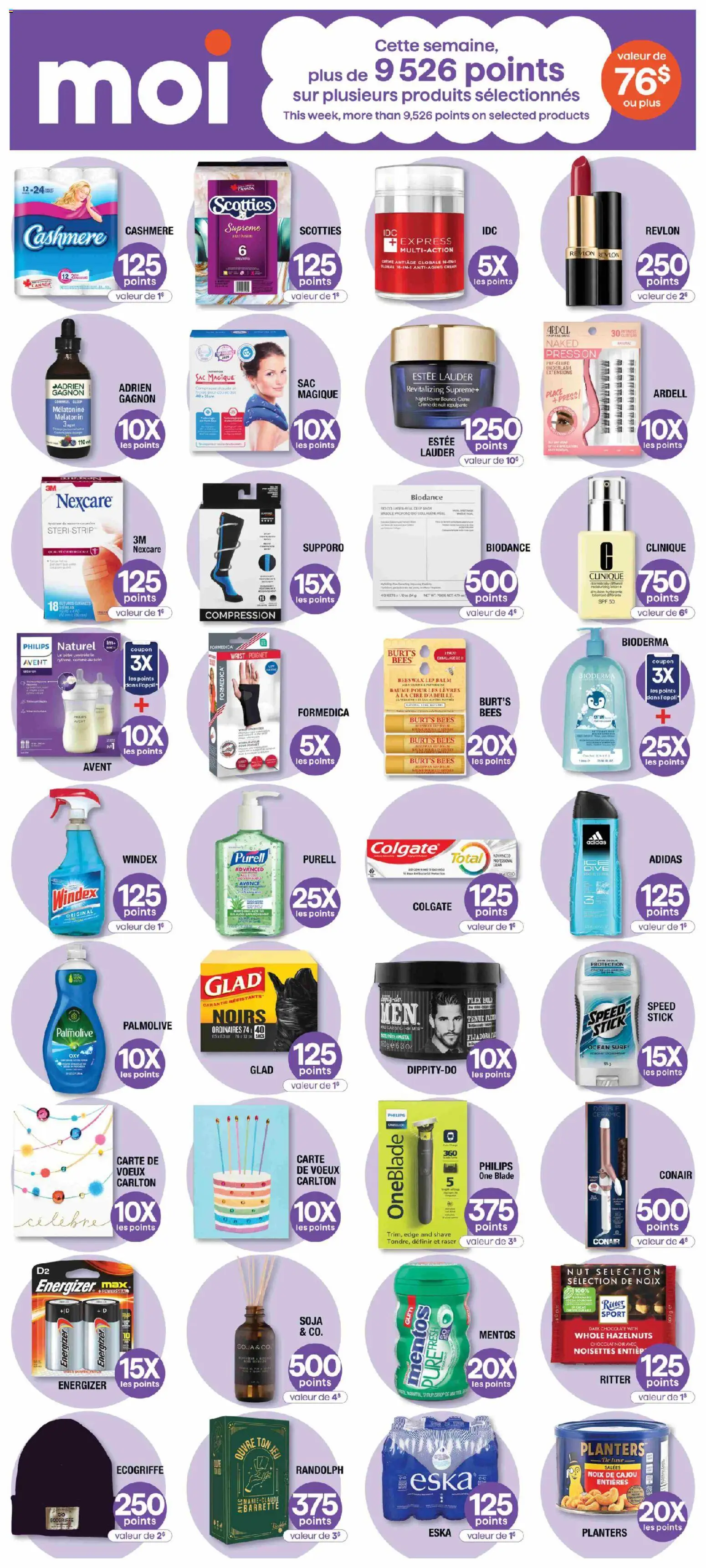 Jean Coutu flyer valid from Sep 10, 2026 | Page: 8 | Products: Hazelnuts, Tv, Chocolate, Lip balm