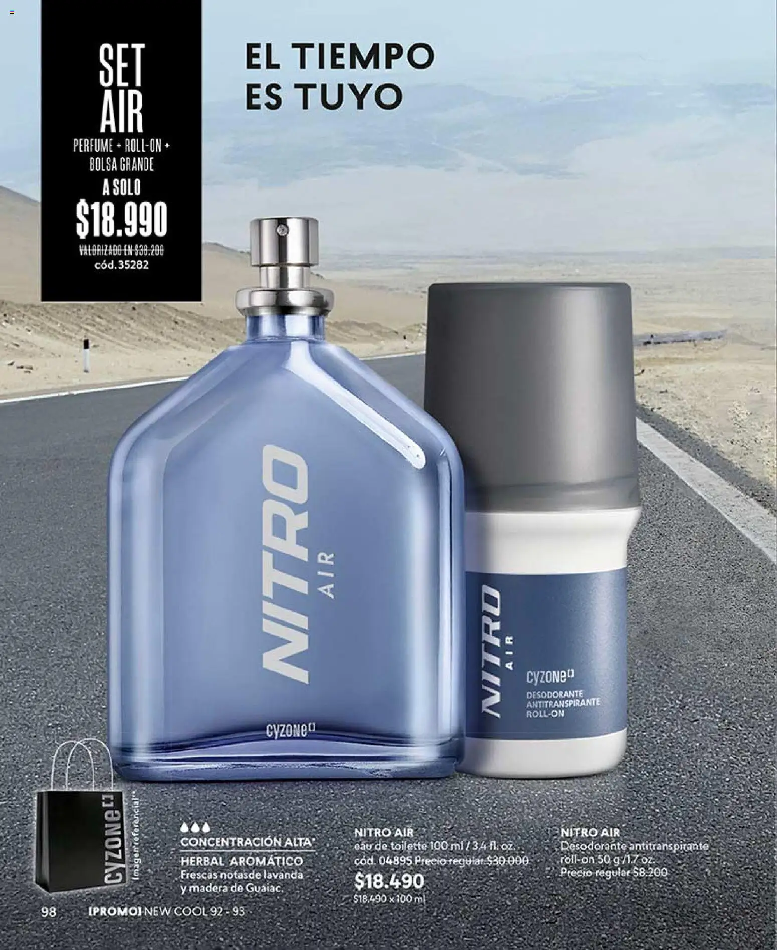 Catálogo CyZone Campaña 9 │ válido desde el 17.05.2026 | Página: 112 | Productos: Bolsa, Perfume, Eau de toilette, Antitranspirante