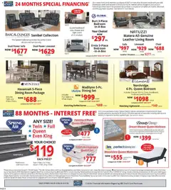 Preview of ABC Warehouse weekly ads valid from 26.04.2026 | Page: 4 | Products: Mattress, Chair, Ottoman, Dresser