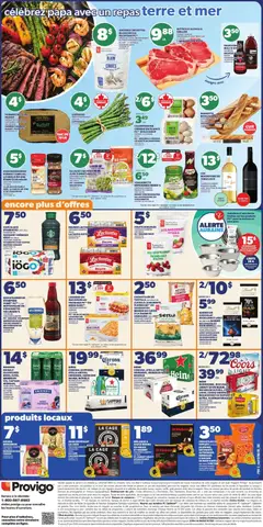 Preview of Provigo weekly flyer / circulaire from shop Provigo valid from 18.06.2026 | Page: 3 | Products: Strawberries, Salad, Kettle, Socks