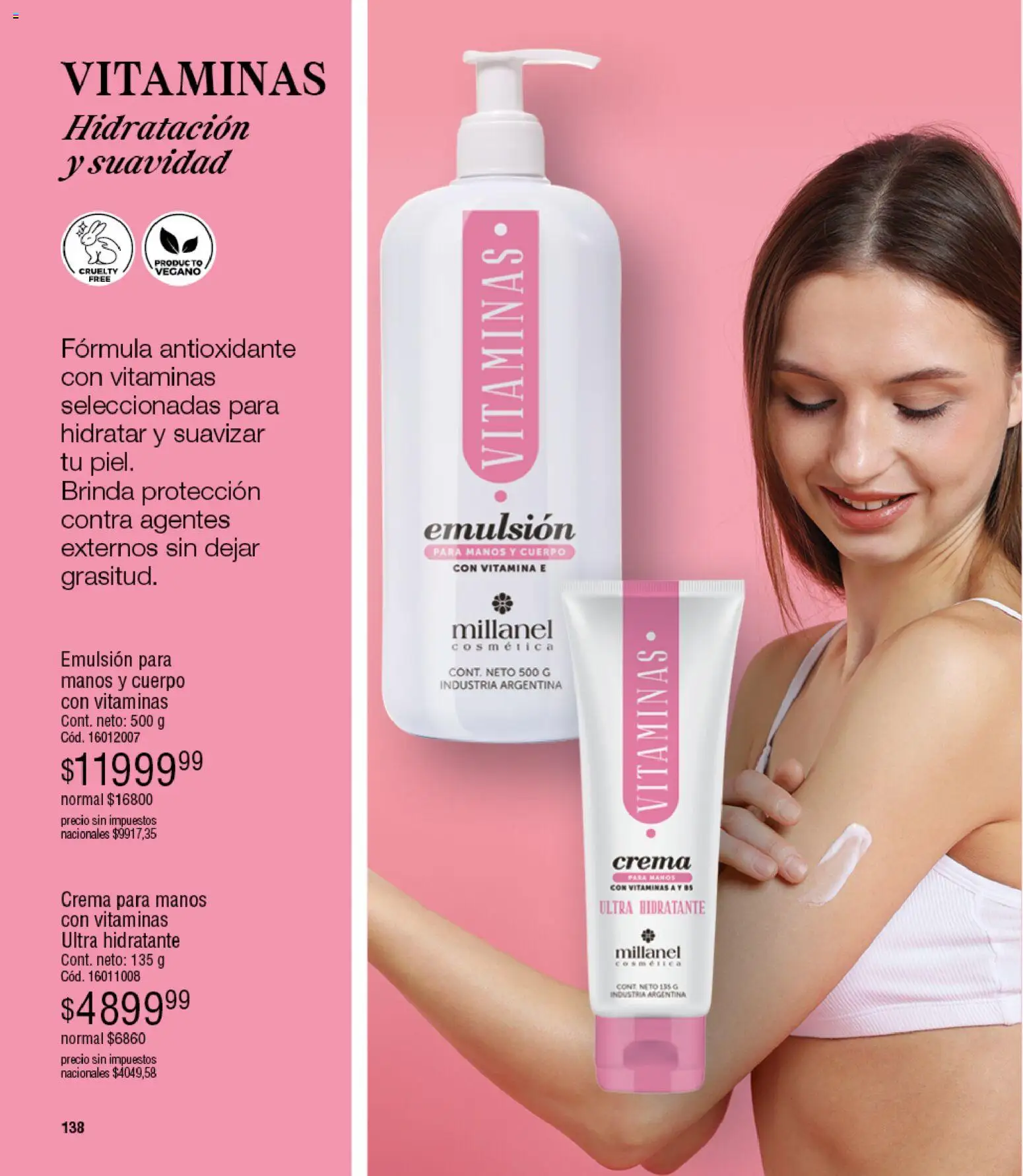 Millanel - Catálogo │ válido desde el 25.05.2026 | Página: 162 | Productos: Vitaminas, Emulsión, Crema