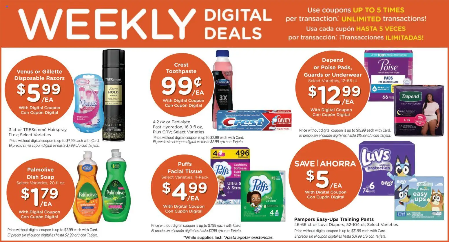 Ralphs Weekly Ad - valid from 08/19/2026 | Page: 2 | Products: Soap, Toothpaste, Pads, Underwear