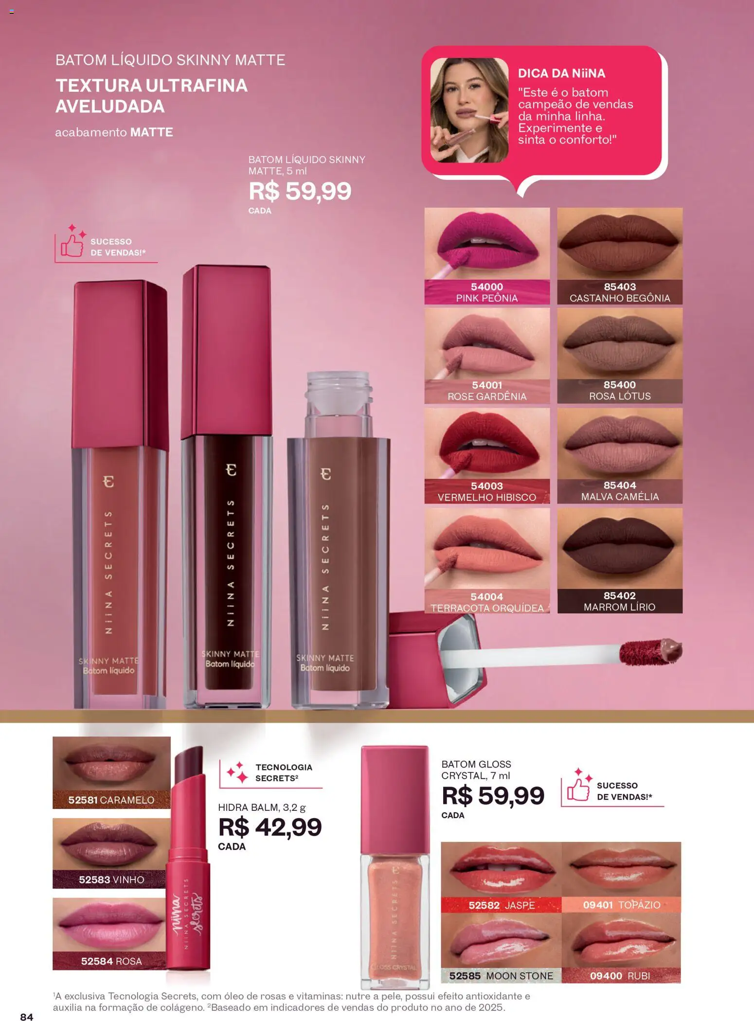 Eudora Folheto - válido de 16/09/2026 | Página: 87 | Produtos: Hibisco, Orquídea, Batom, Vinho