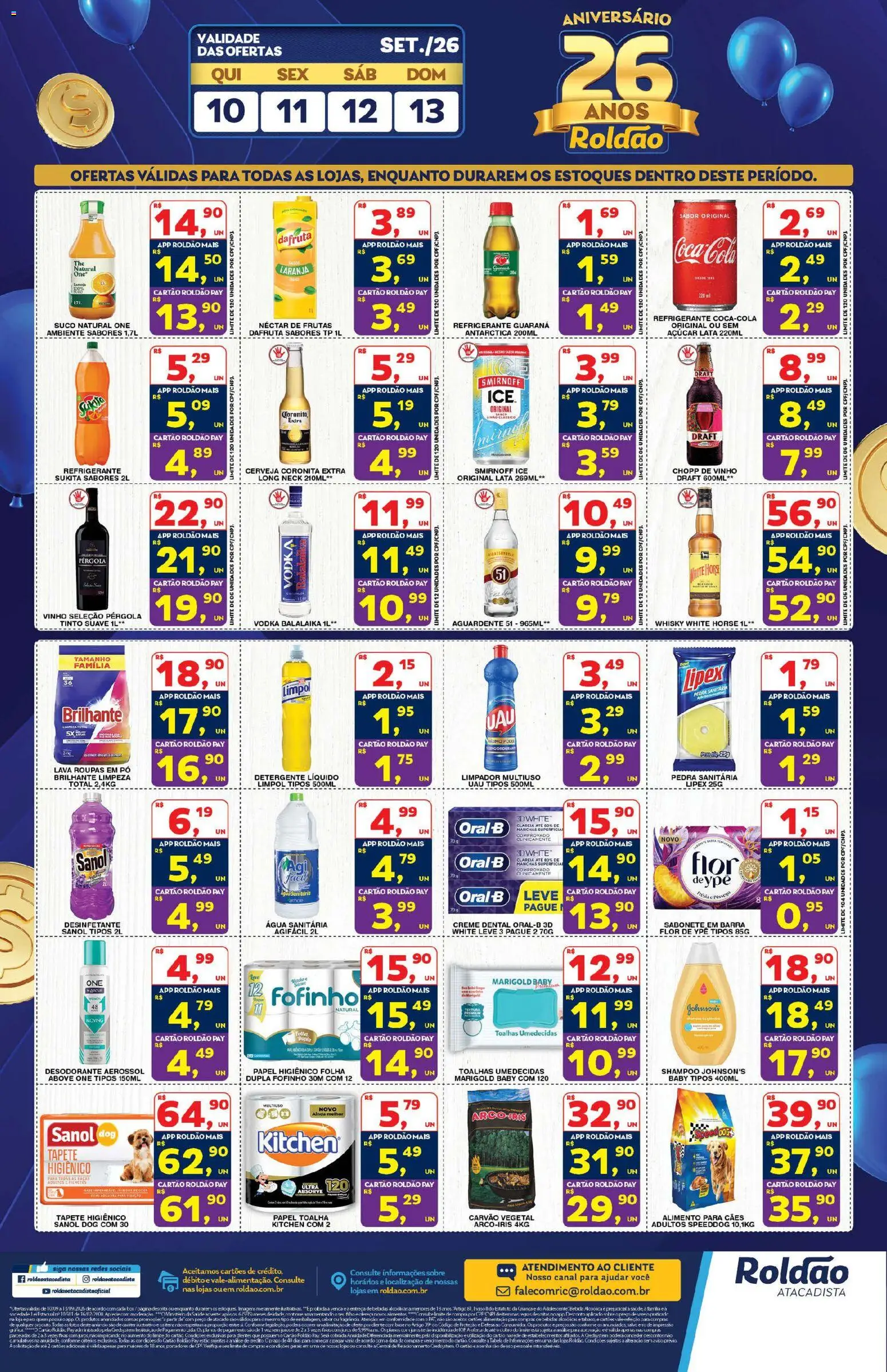 Roldão Folheto - válido de 09/09/2026 | Página: 4 | Produtos: Frutas, Facas, Pó, Vinho