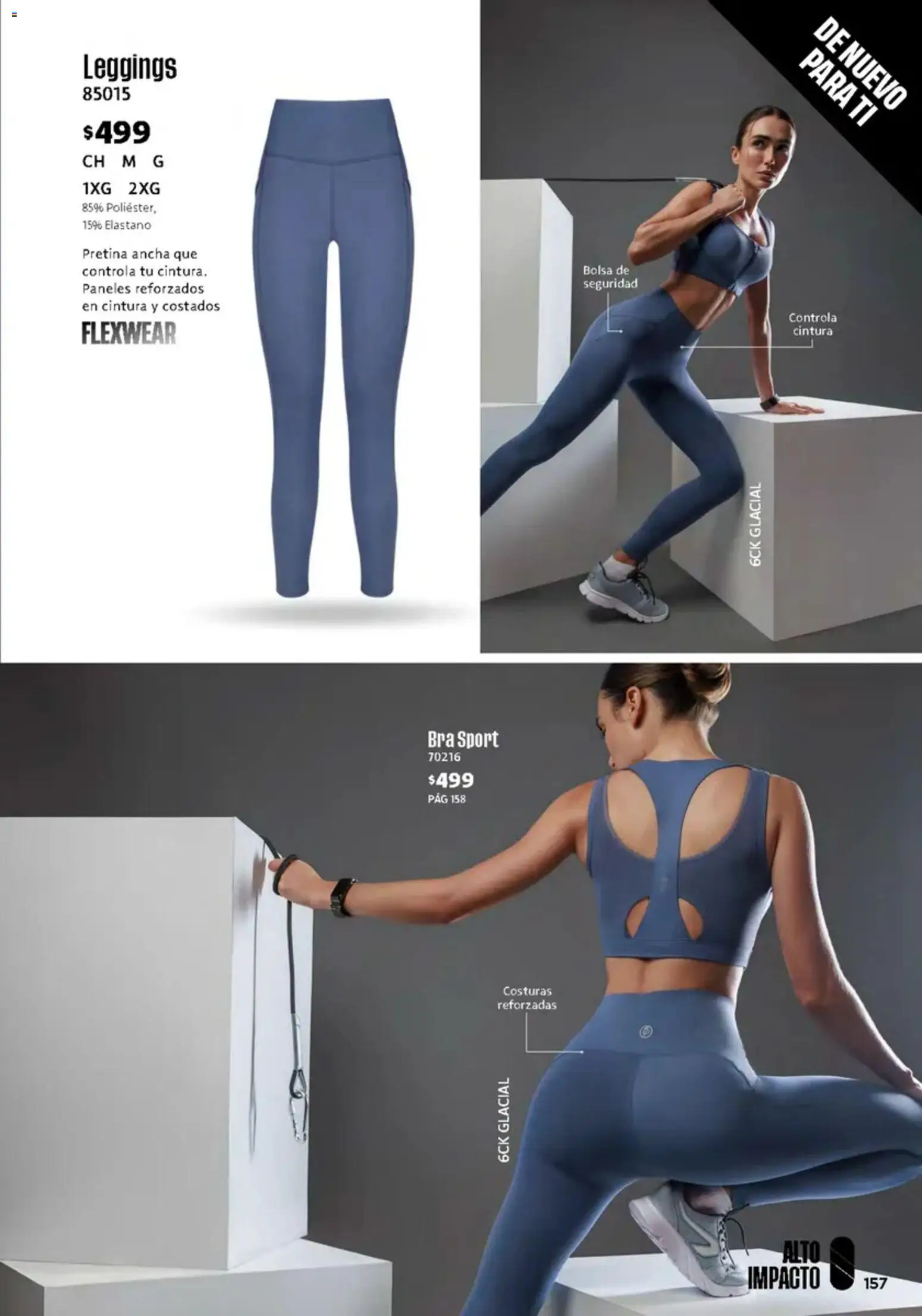 Nuevas ofertas de Ilusión válidas en toda la República Mexicana desde el 01/10/2026. ¡Encuentra las mejores ofertas en Ilusión catálogo Invierno! | Página: 159 | Productos: Leggings, Bolsa
