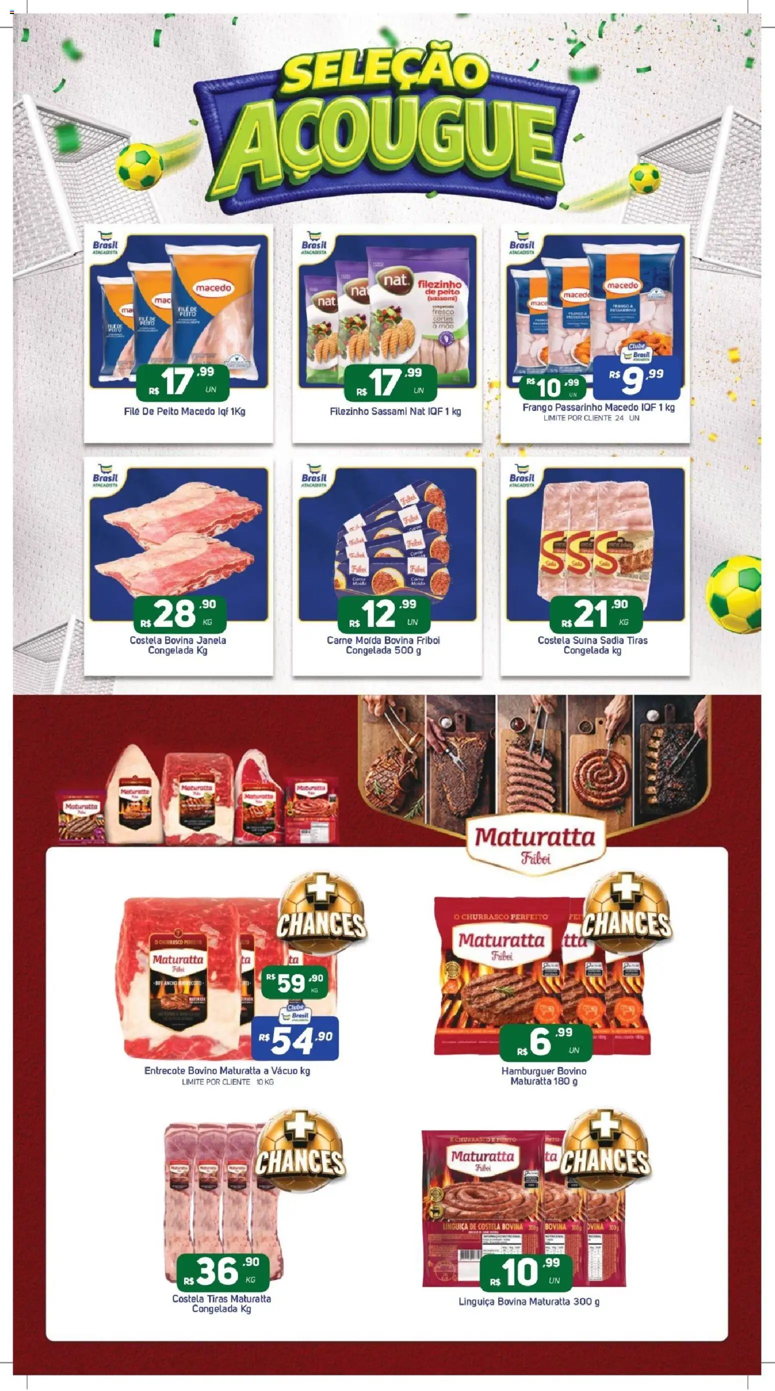 Brasil Atacadista Folheto - válido de 04.05.2026 | Página: 7 | Produtos: Linguiça, Carne, Frango, Carne moída