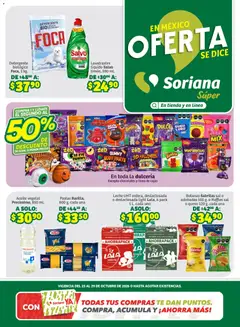 Vista previa de Soriana folleto En México Oferta se dice Soriana Súper, nuevo folleto de la tienda, válido en México a partir del 23/10/2026