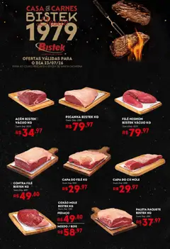 Bistek Supermercados ofertas Quinta das Carnes - Pré-Visualização do folheto da loja Bistek Supermercados, válido de 23/07/2026