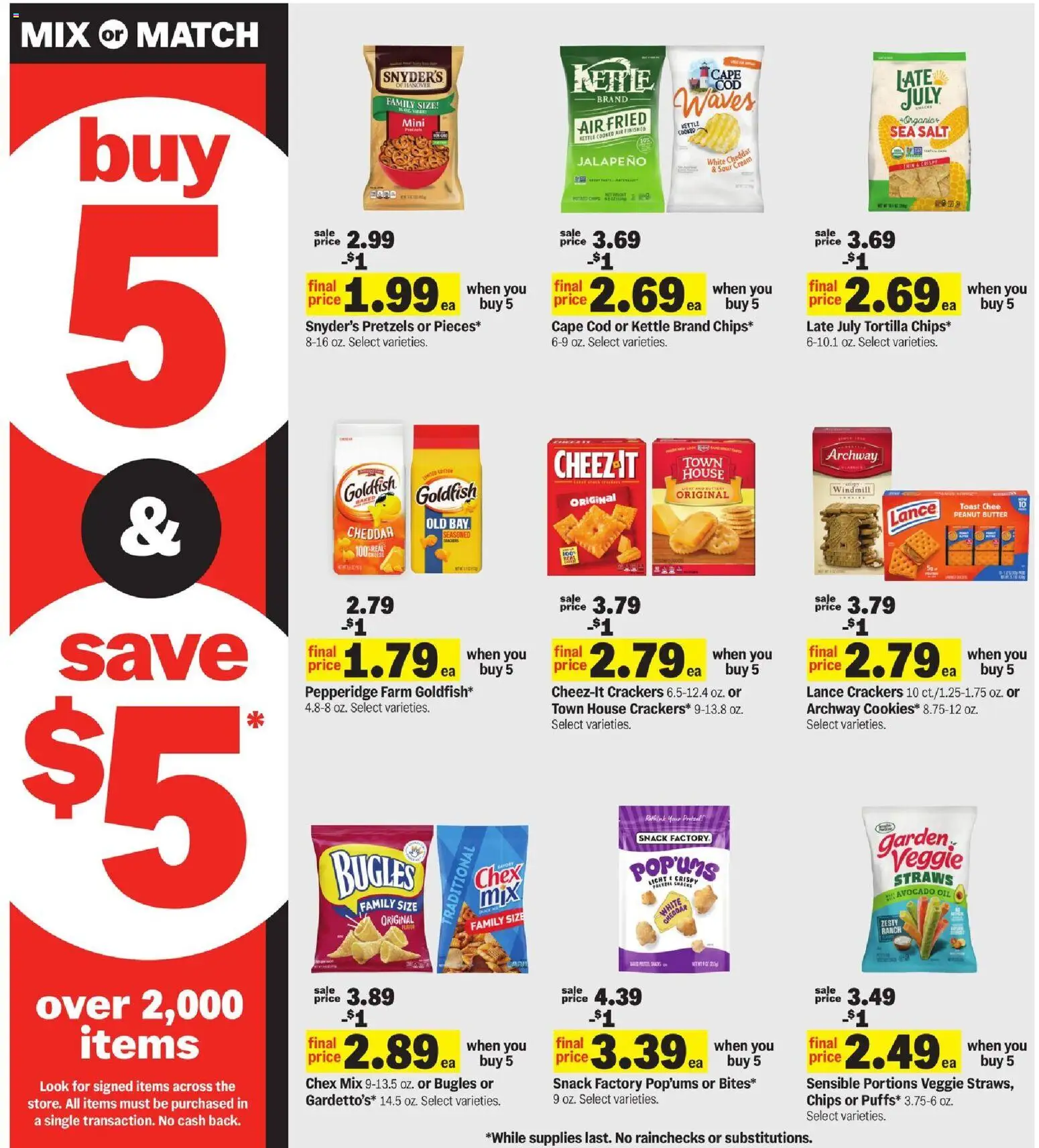 Meijer Weekly Ad - MI - valid from 13.05.2026 | Page: 10 | Products: Sour cream, Chips, Avocado, Salt
