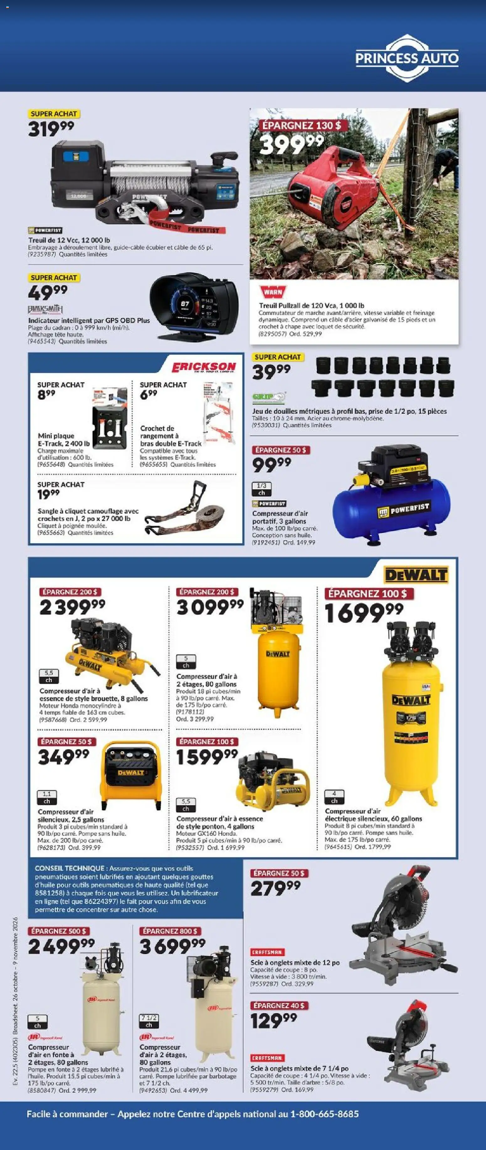 Princess Auto flyer valid from Oct 26, 2026 | Page: 3