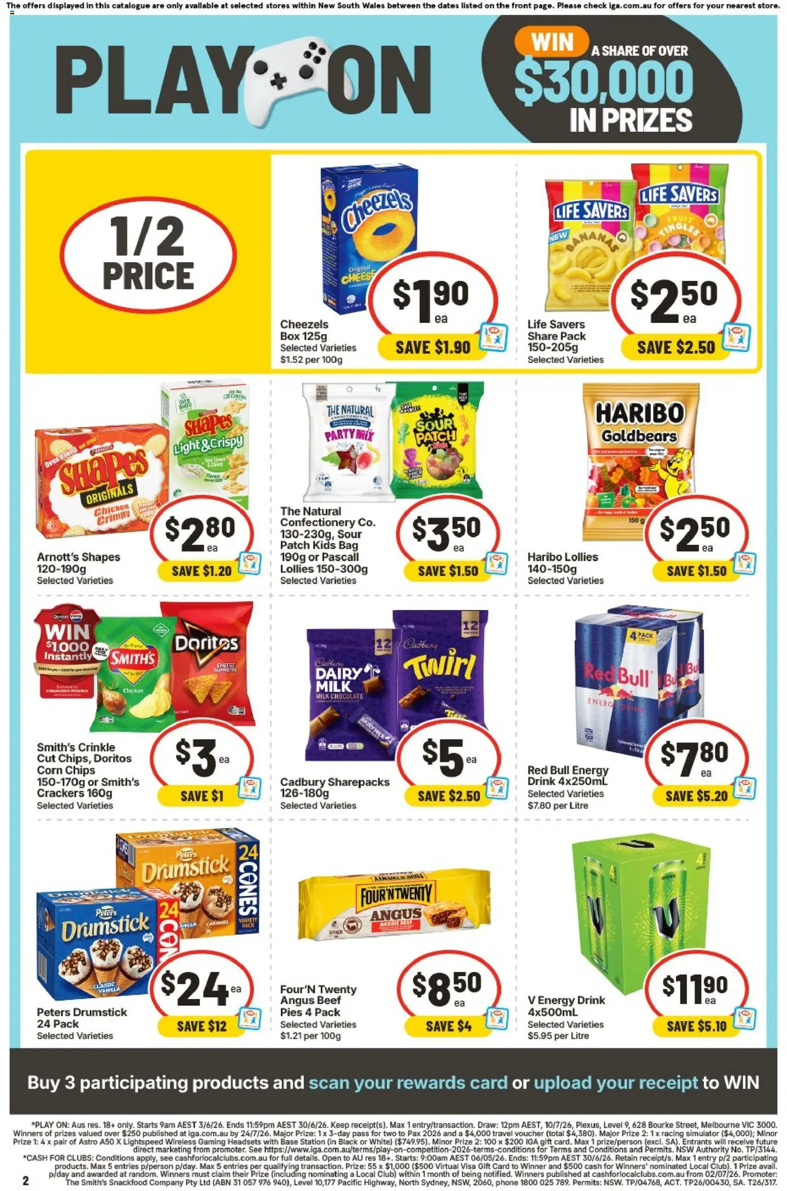 IGA catalogue - valid from 17.06.2026 | Page: 2 | Products: Light, Milk, Chicken, Oven