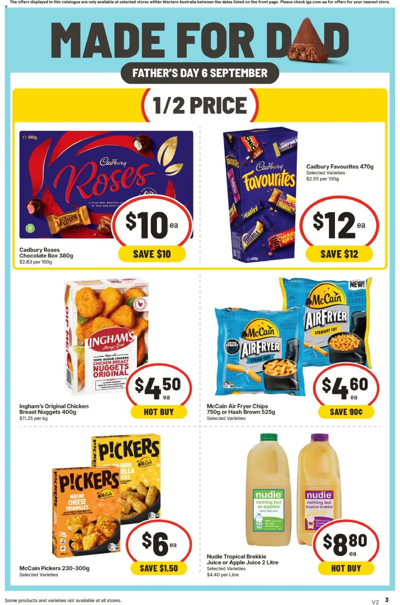 IGA catalogue - valid from 26/08/2026 | Page: 3 | Products: Confectionery, Coffee, Fish, Oven