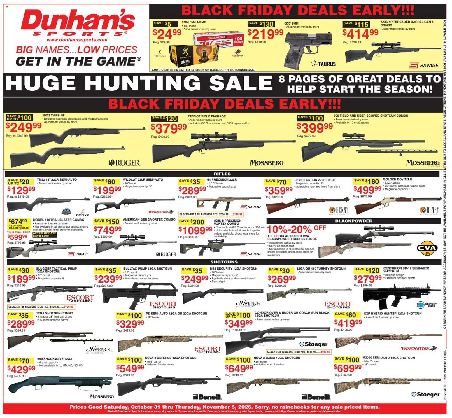 Dunham's Sports Black Friday - valid from 10/31/2026 | Page: 2