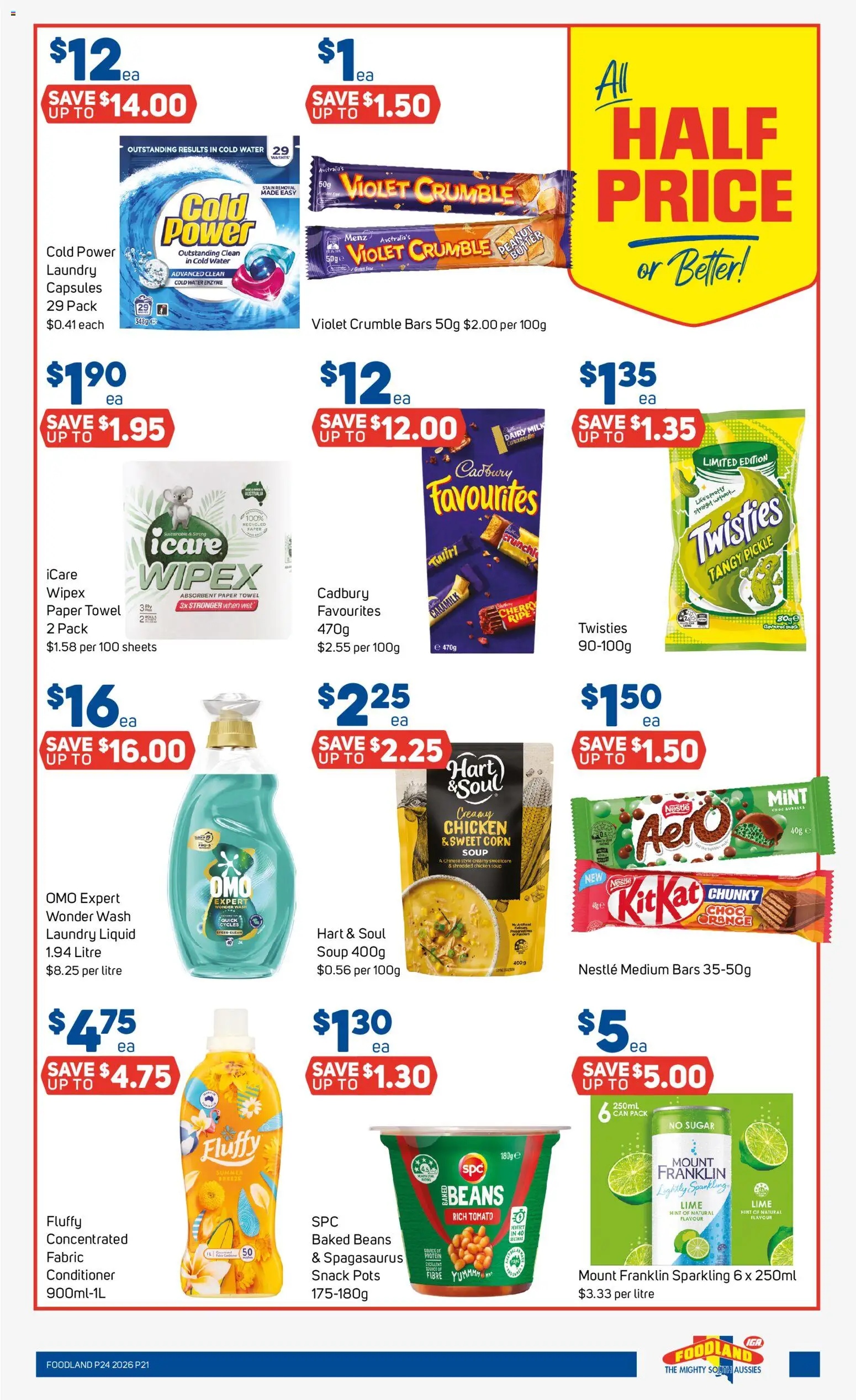 Foodland catalogue - valid from 10.06.2026 | Page: 21 | Products: Milk, Conditioner, Water, Laundry