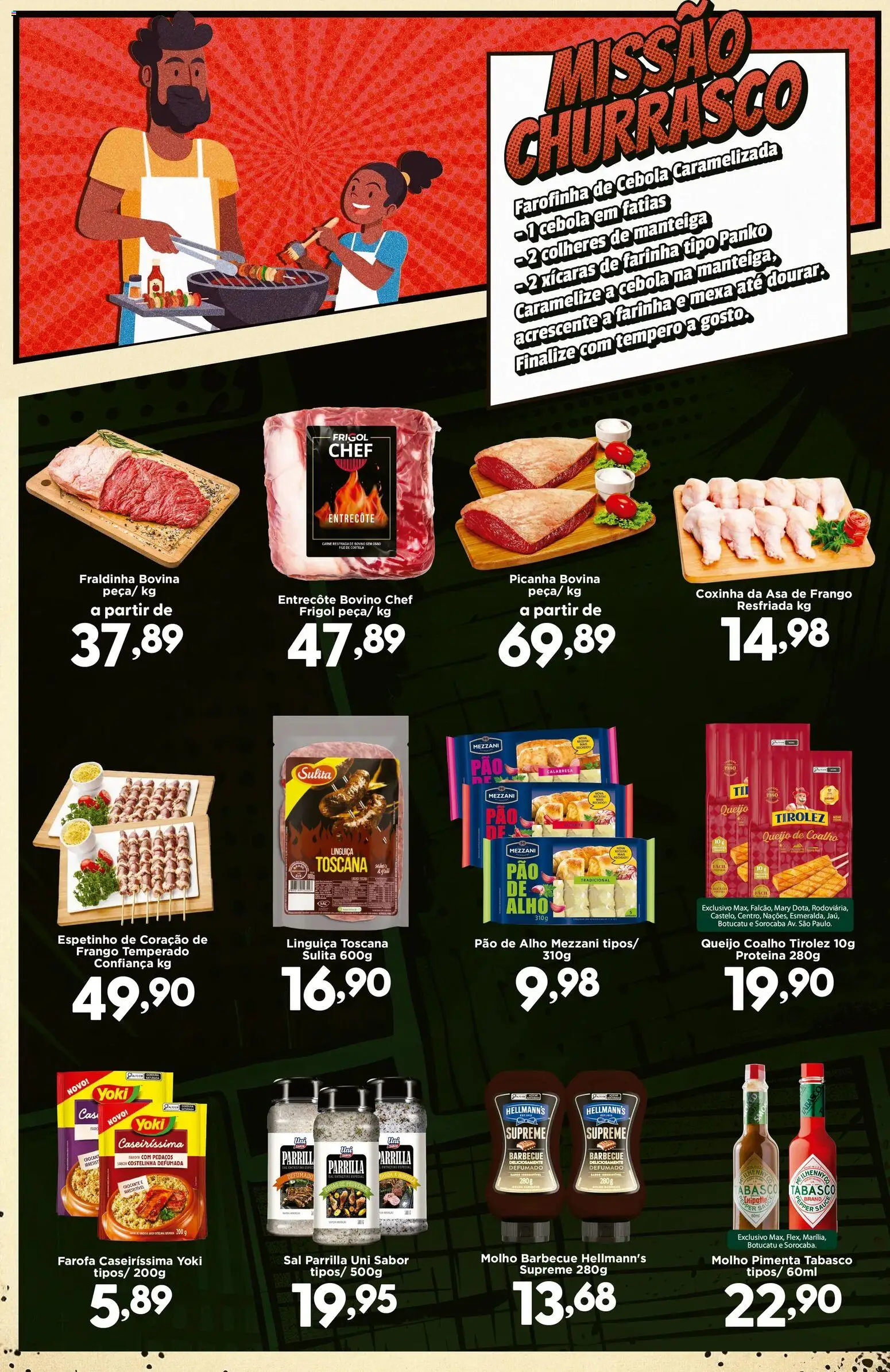 Confiança Folheto - válido de 31/07/2026 | Página: 2 | Produtos: Coração de frango, Pão, Xícaras, Sal