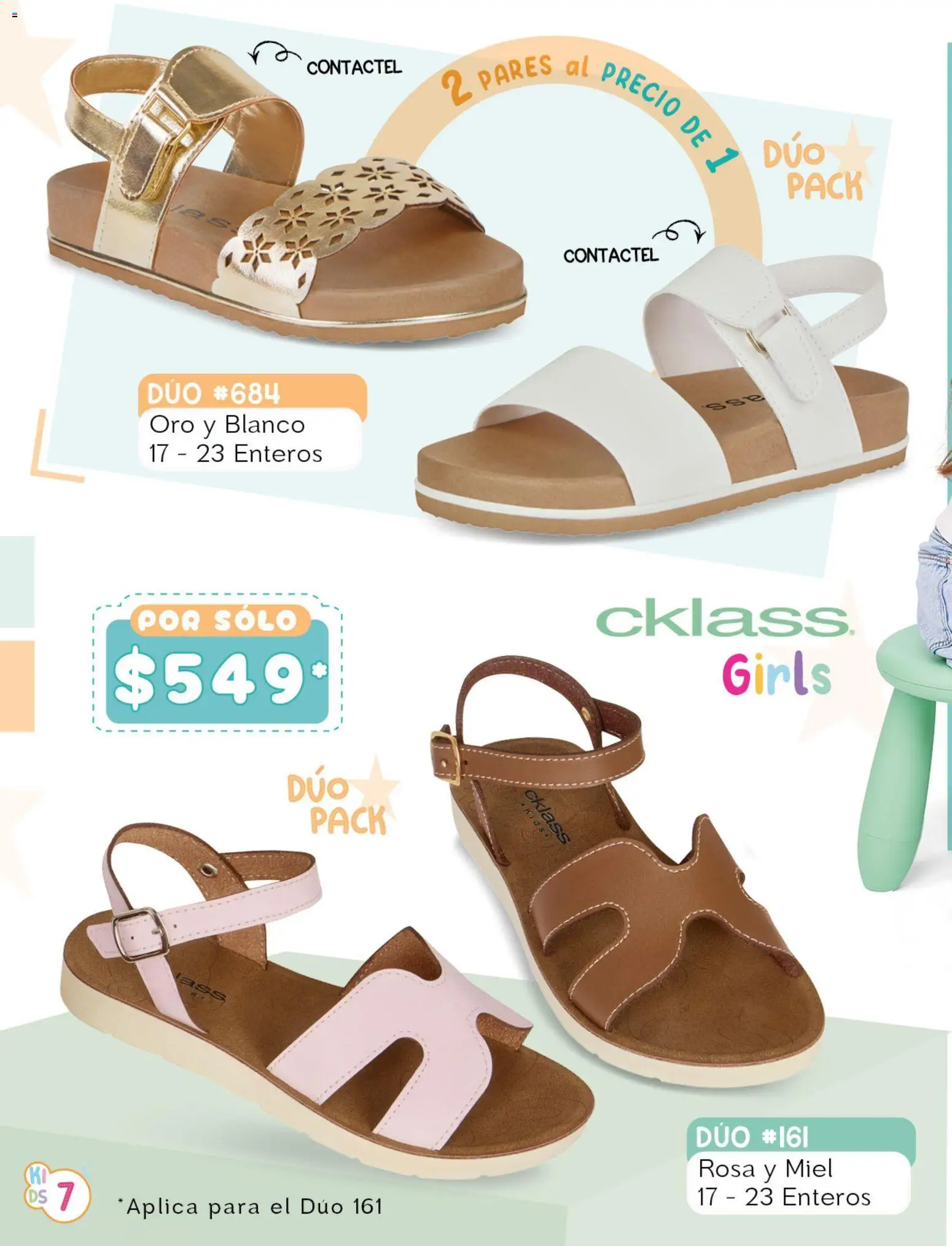 Nuevas ofertas de Cklass válidas en toda la República Mexicana desde el 08/07/2026. ¡Encuentra las mejores ofertas en Cklass catálogo Kids niña! | Página: 8