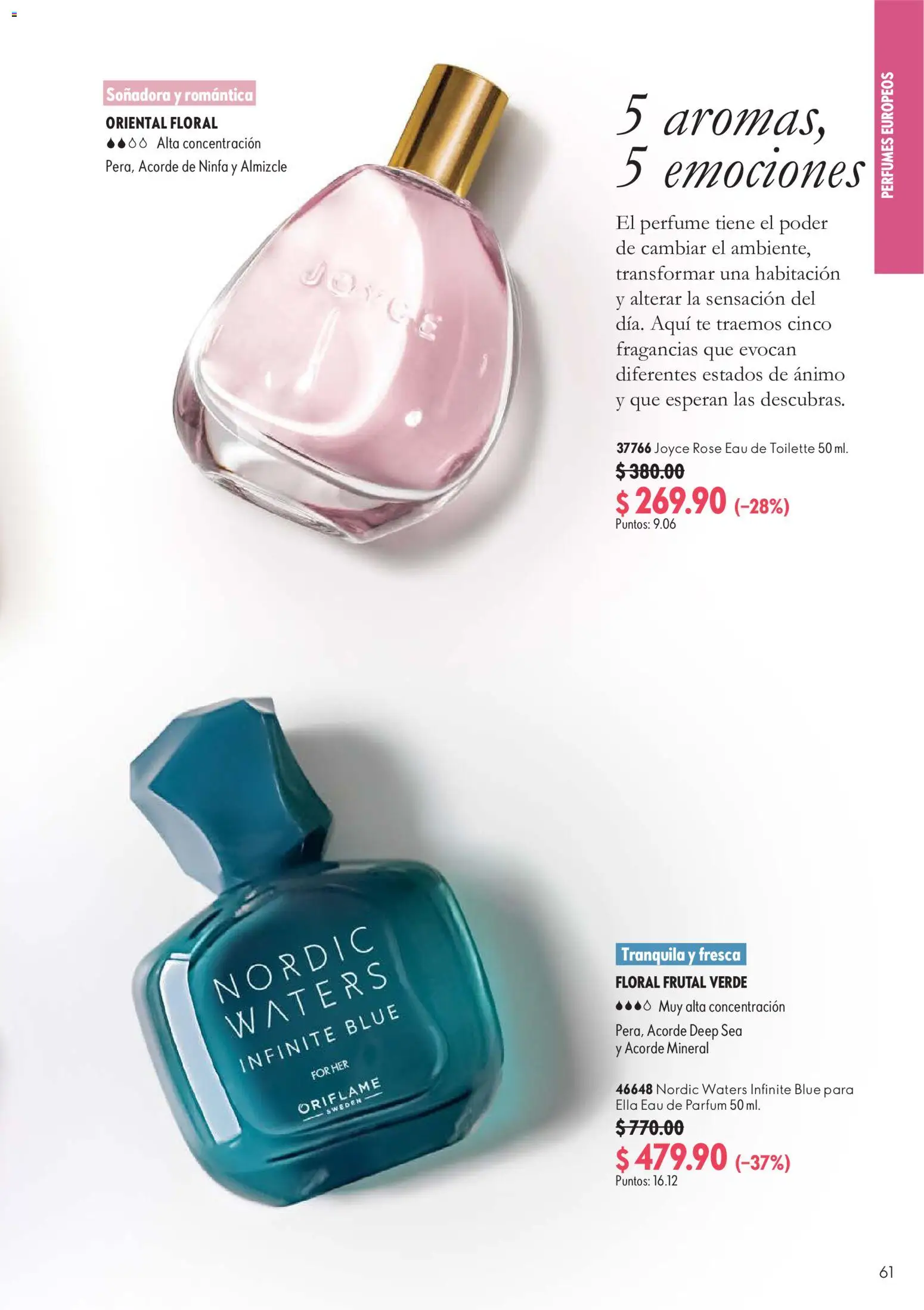 Nuevas ofertas de Oriflame válidas en toda la República Mexicana desde el 24/10/2026. ¡Encuentra las mejores ofertas en Oriflame Buen Mes! | Página: 61
