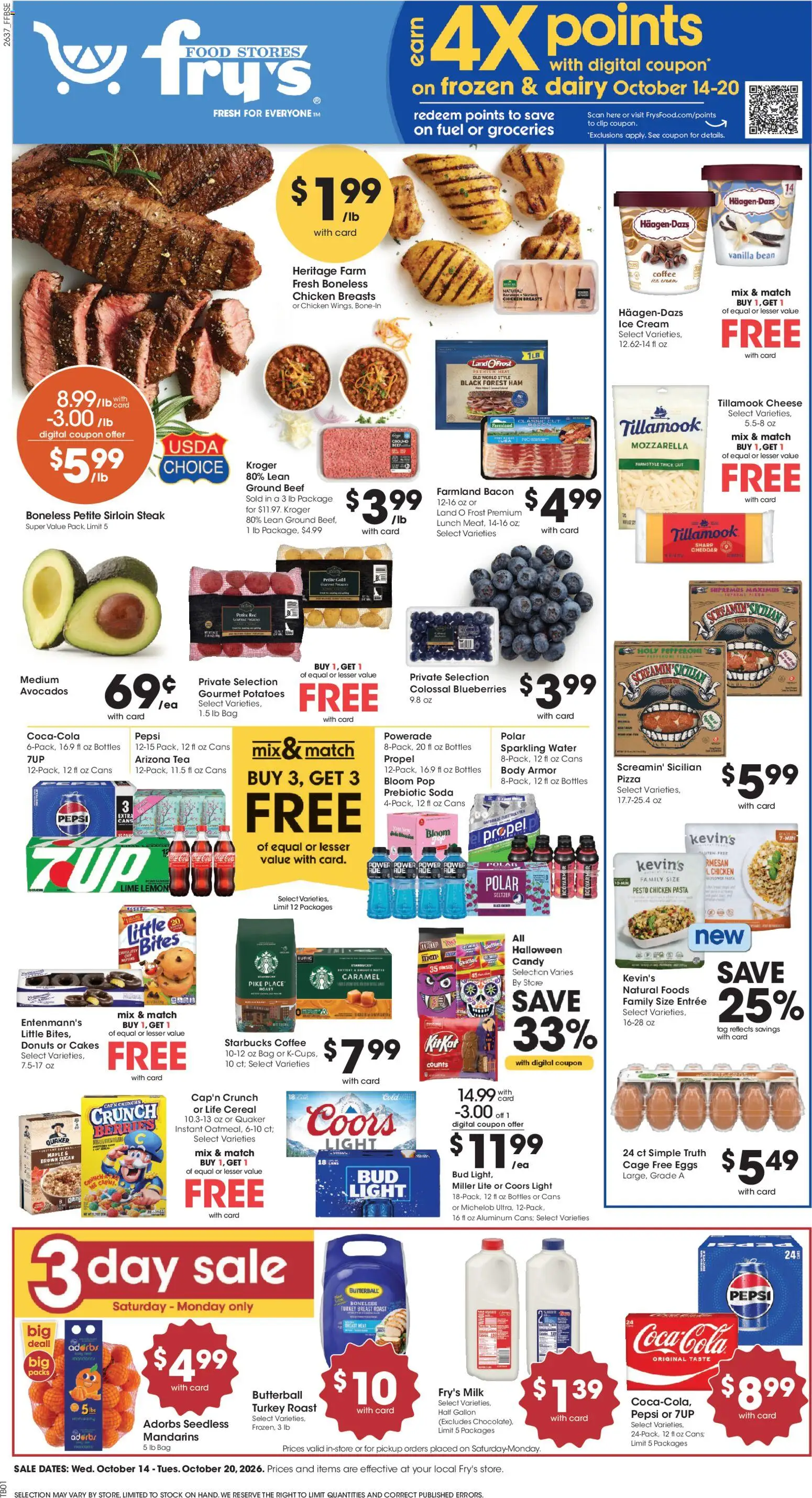 Fry's Food Weekly Ad - valid from 10/14/2026 | Page: 1