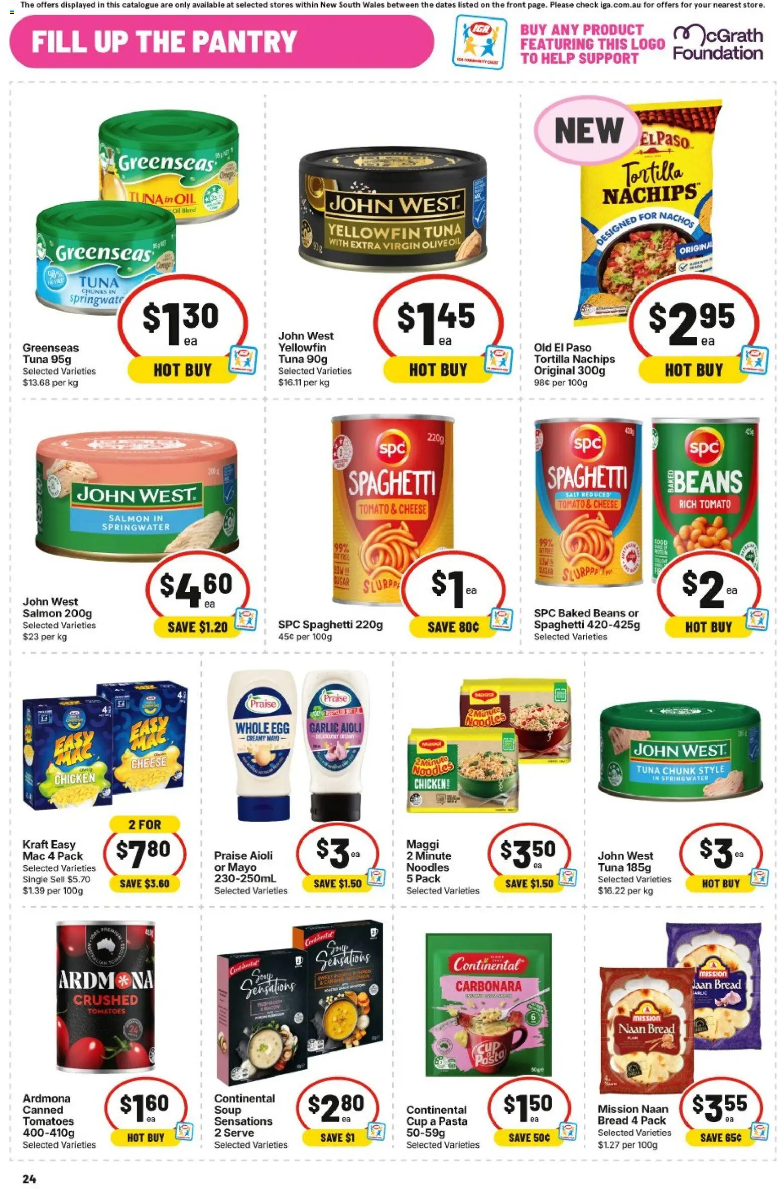 IGA catalogue - valid from 16/09/2026 | Page: 21 | Products: Pasta, Soup, Garlic, Extra virgin olive oil