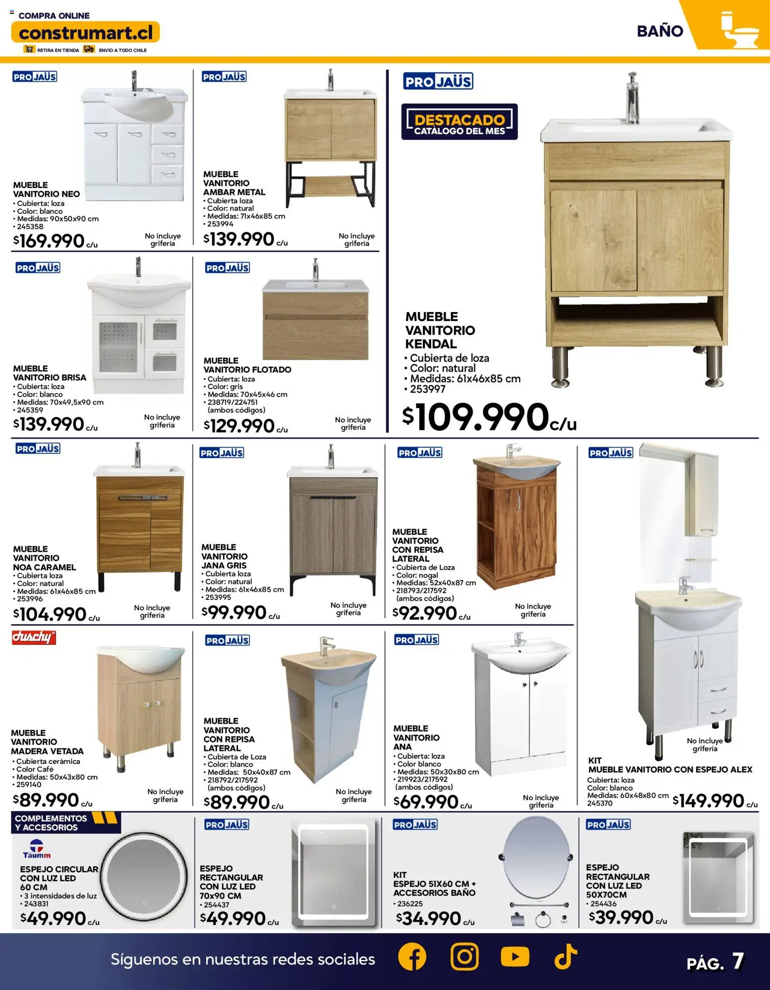 Construmart Ofertas │ válido desde el 01.05.2026 | Página: 7 | Productos: Repisa, Baño, Cubierta, Café