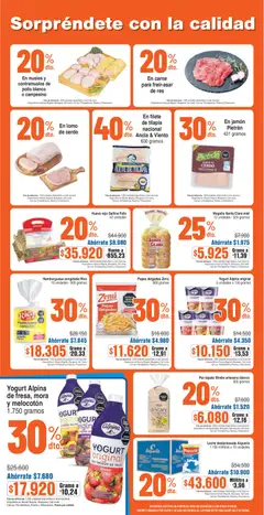 Alkosto catálogo -  Vista previa de la revista de la tienda Alkosto valido desde el 05/09/2026 | Página: 10 | Productos: Hamburguesa, Leche, Pan, Jamón