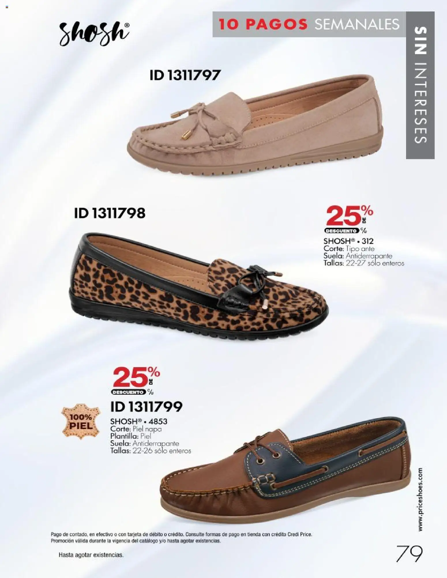 Nuevas ofertas de Price Shoes válidas en toda la República Mexicana desde el 28/10/2026. ¡Encuentra las mejores ofertas en Price Shoes catálogo 10 pagos sin intereses! | Página: 79
