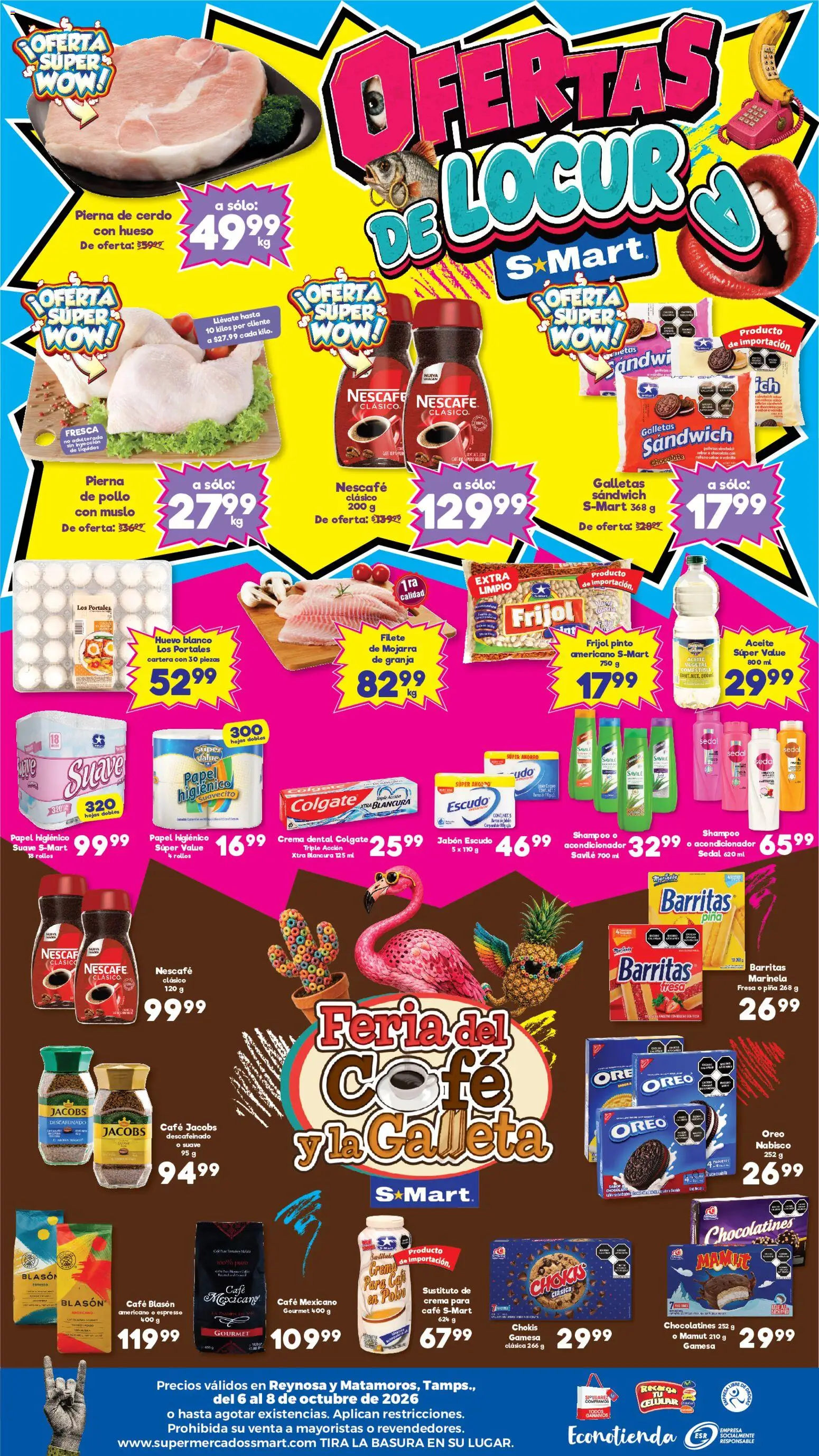 Nuevas ofertas de S-Mart válidas en toda la República Mexicana desde el 06/10/2026. ¡Encuentra las mejores ofertas en S-Mart folleto Matamoros, Reynosa! | Página: 2