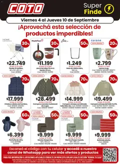 Vista previa Coto - Renova Productos válido desde el 04/09/2026