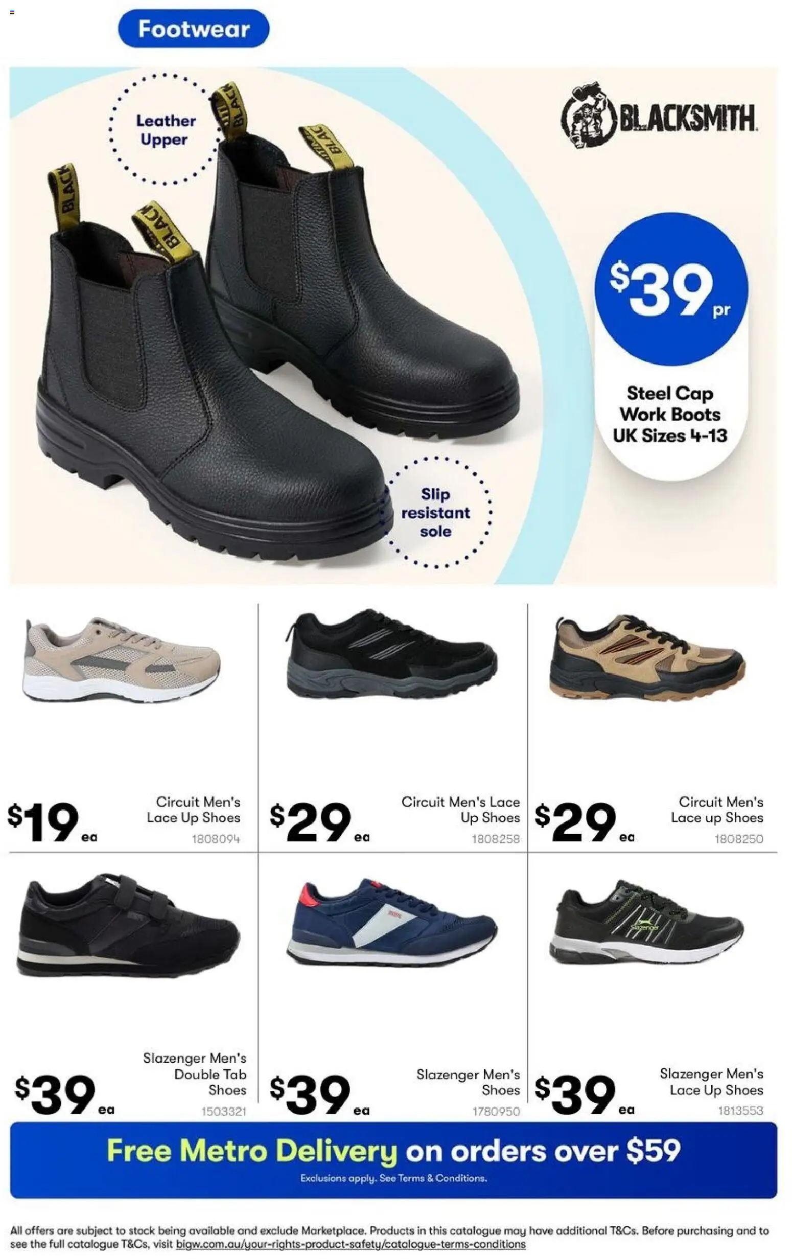 Big W catalogue - valid from 20/08/2026 | Page: 16 | Products: Slip, Boots, Cap