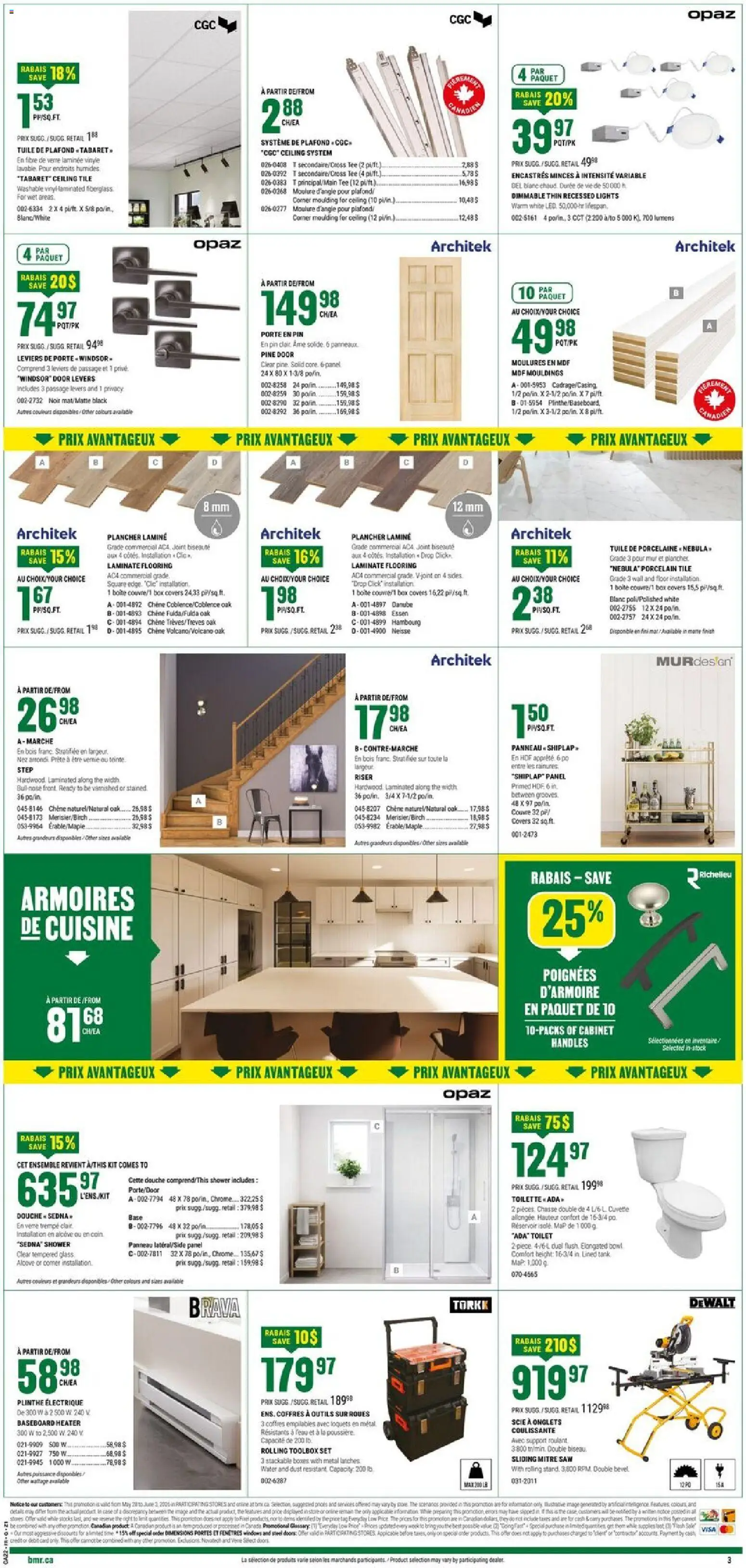 BMR flyer valid from 28.05.2026 | Page: 4 | Products: Case, Cabinet, Box, Toilette