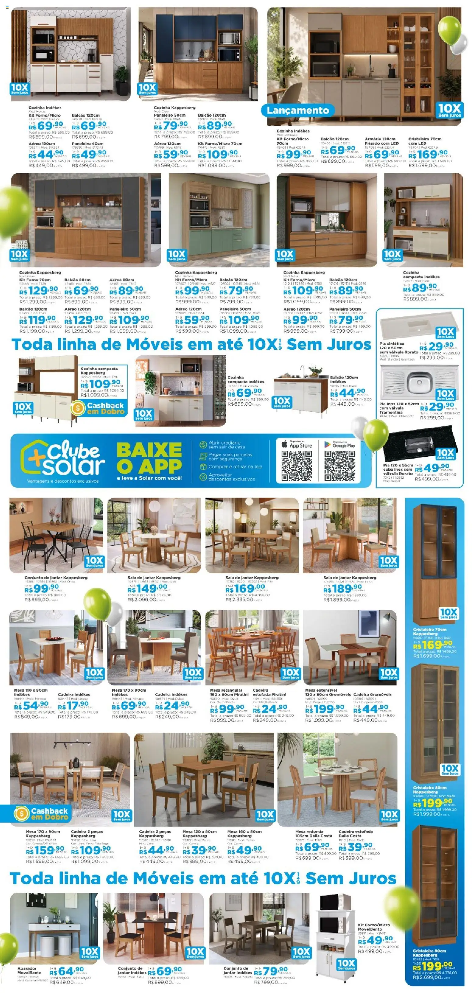 Lojas Solar Folheto - válido de 01/09/2026 | Página: 5 | Produtos: Forno, Mesa, Aparador, Pia