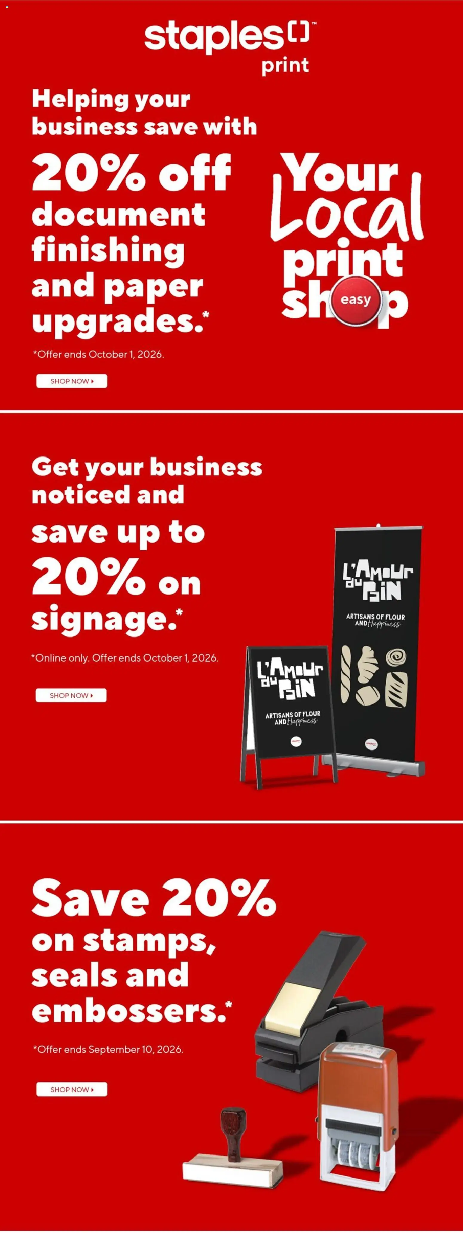 Staples flyer valid from Aug 28, 2026 | Page: 16 | Products: Flour