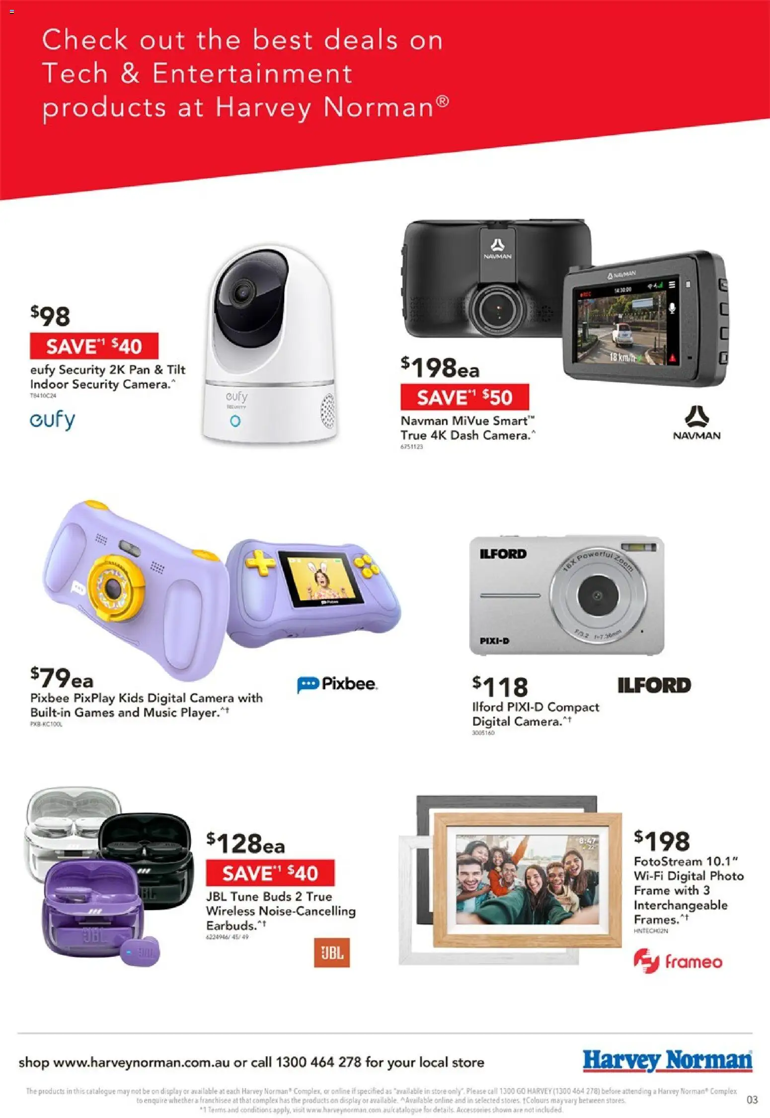 Harvey Norman catalogue - valid from 19/09/2026 | Page: 3 | Products: Accessories, Digital, Camera, Player