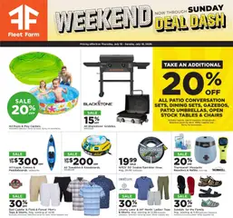 Preview of Mills Fleet Farm weekly ads valid from 07/16/2026