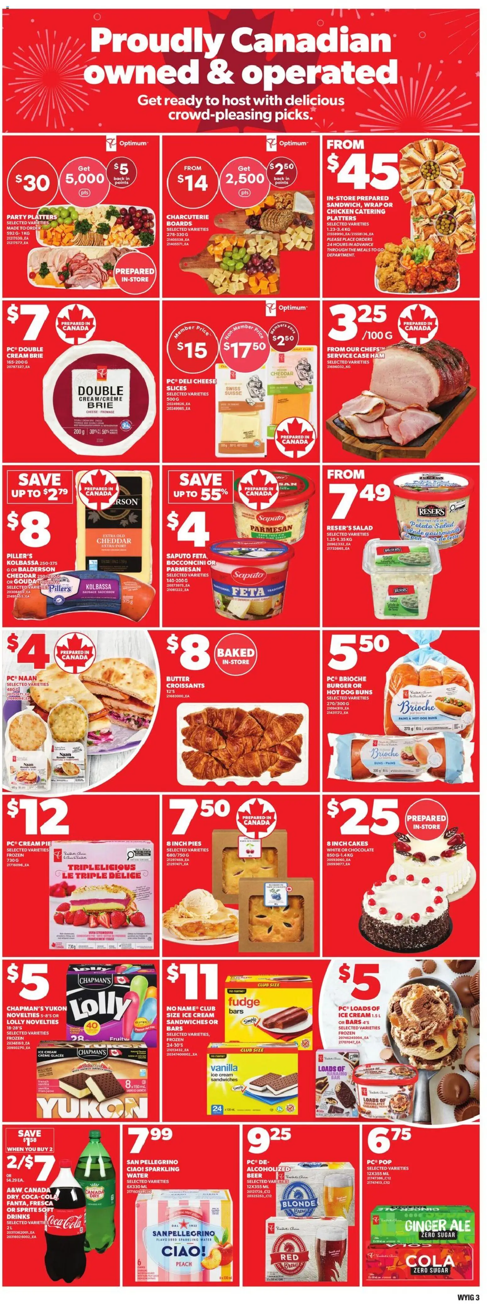 Loblaws flyer valid from Jun 25, 2026 | Page: 5 | Products: Case, Cheese, Ham, Chicken
