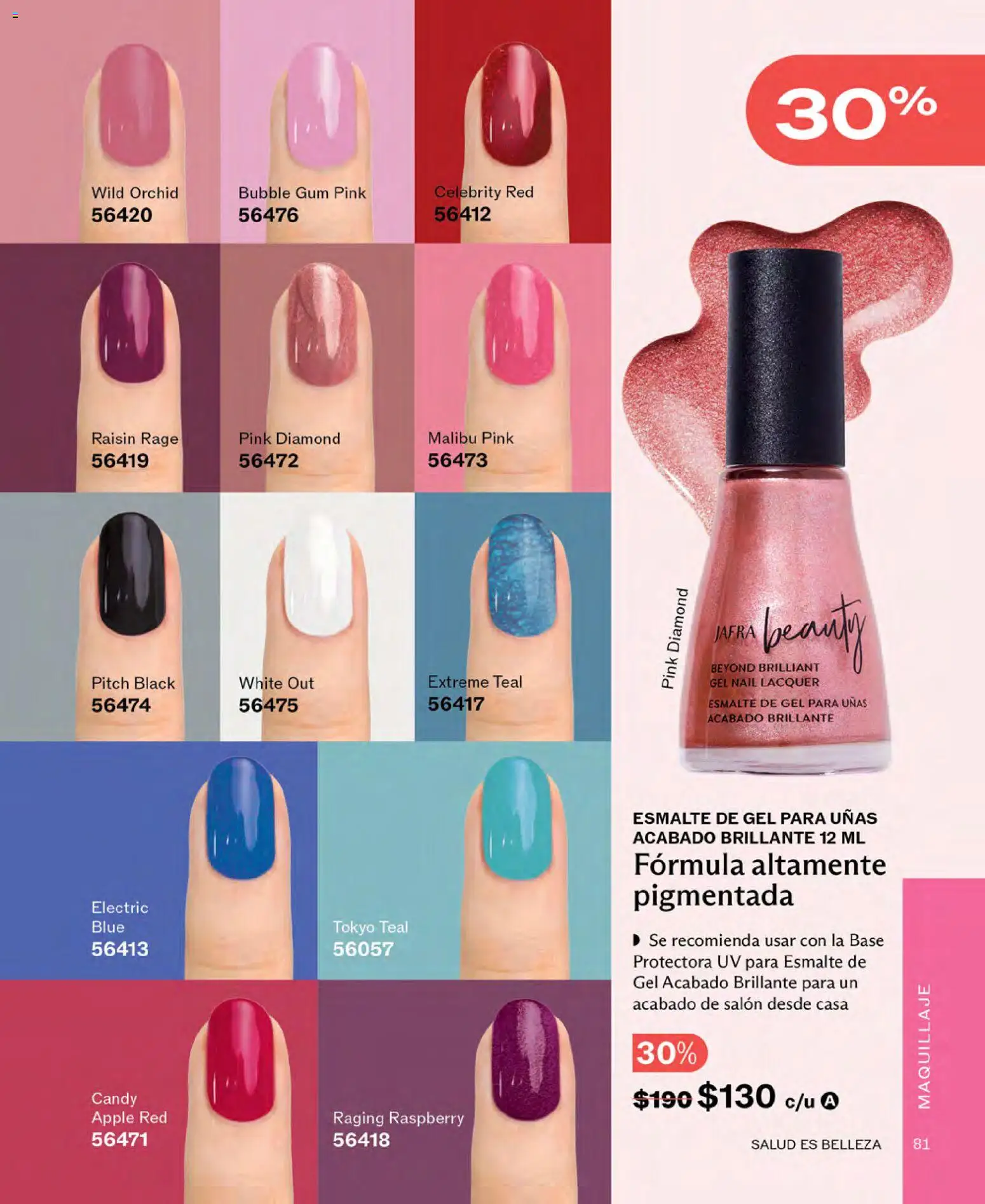 Nuevas ofertas de JAFRA válidas en toda la República Mexicana desde el 01.04.2026. ¡Encuentra las mejores ofertas en JAFRA catálogo! | Página: 81 | Productos: Maquillaje